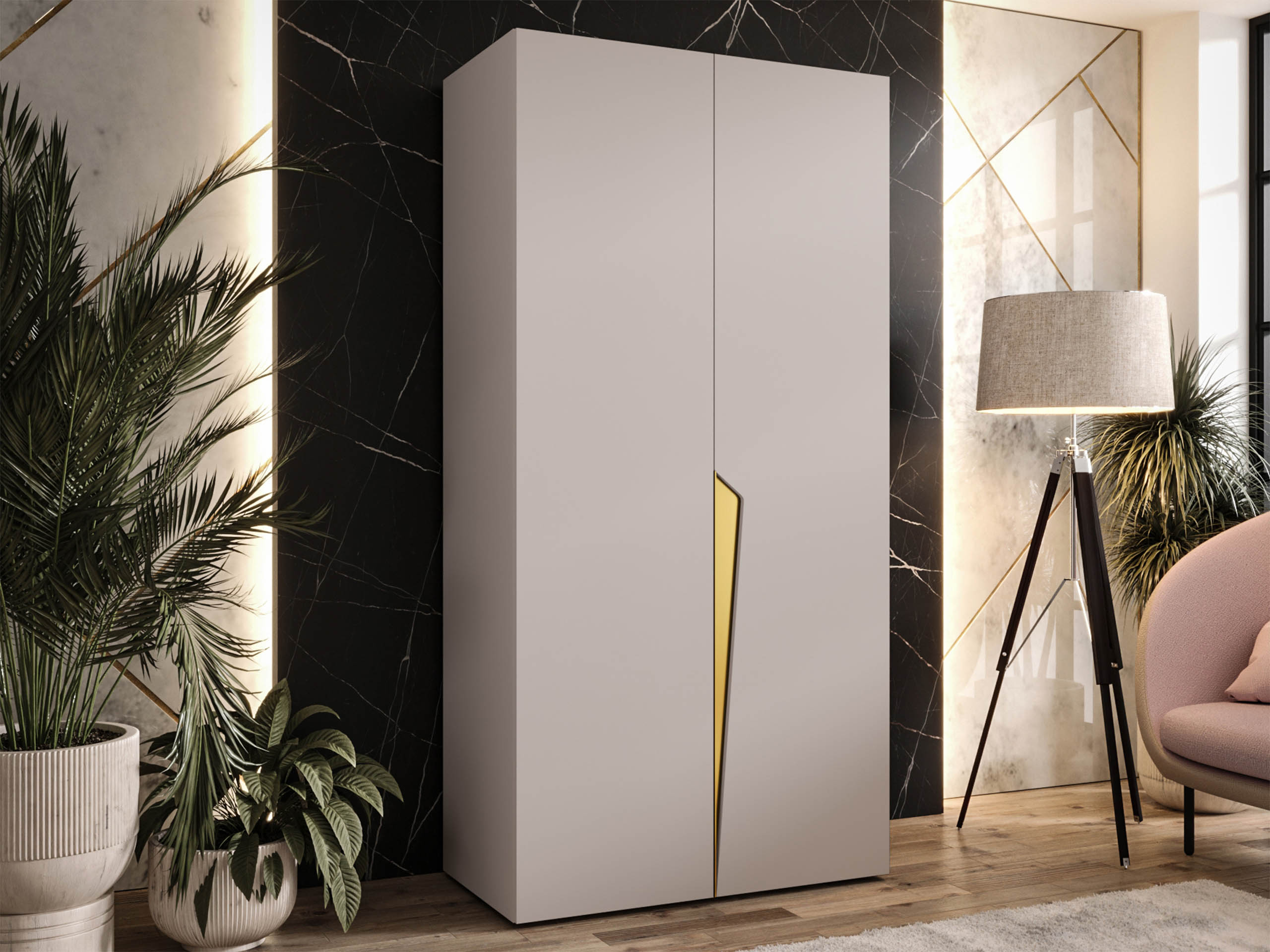 Kleiderschrank Hartford 603 (Kaschmir)