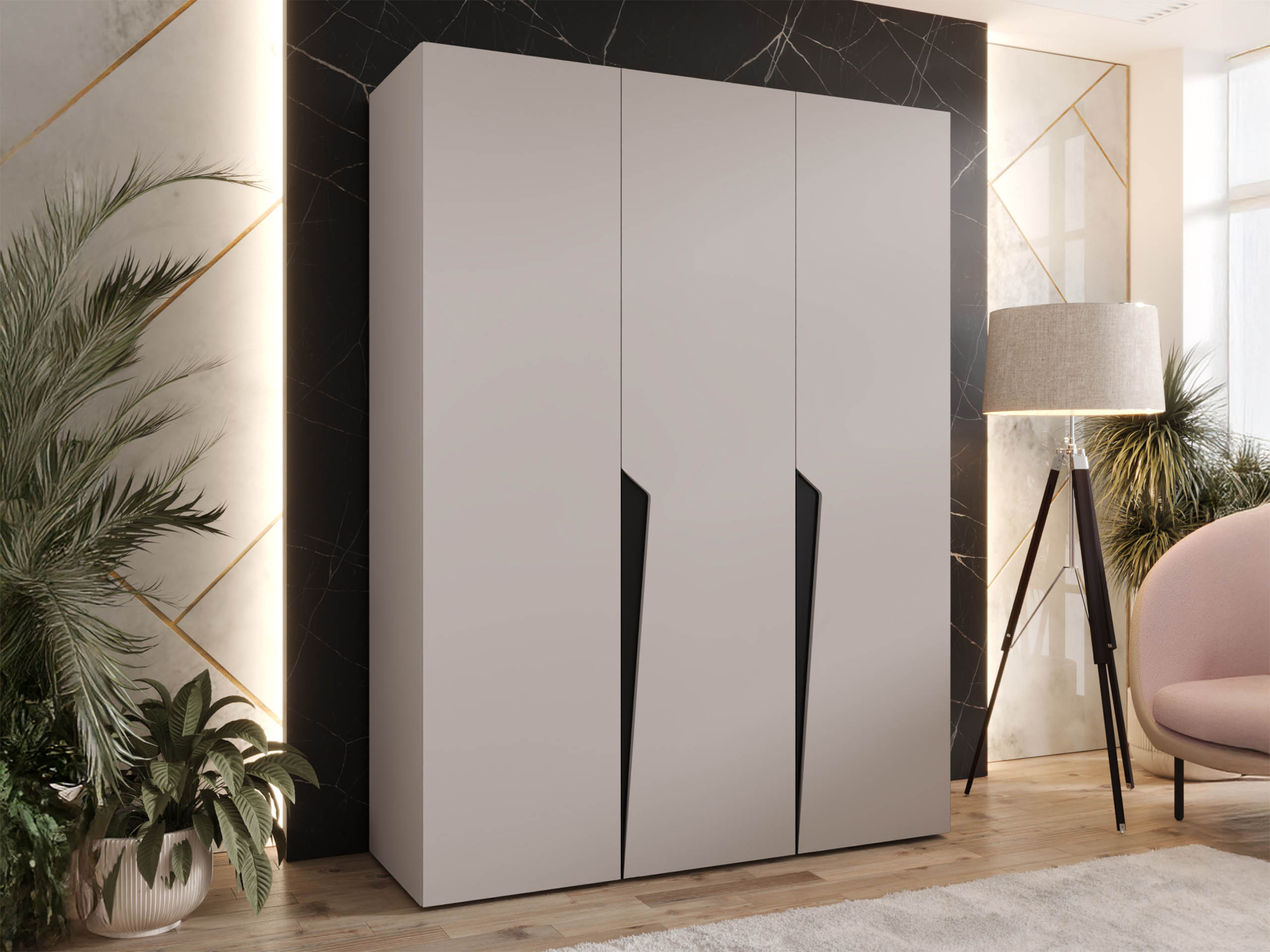 Kleiderschrank Hartford 604 (Kaschmir)