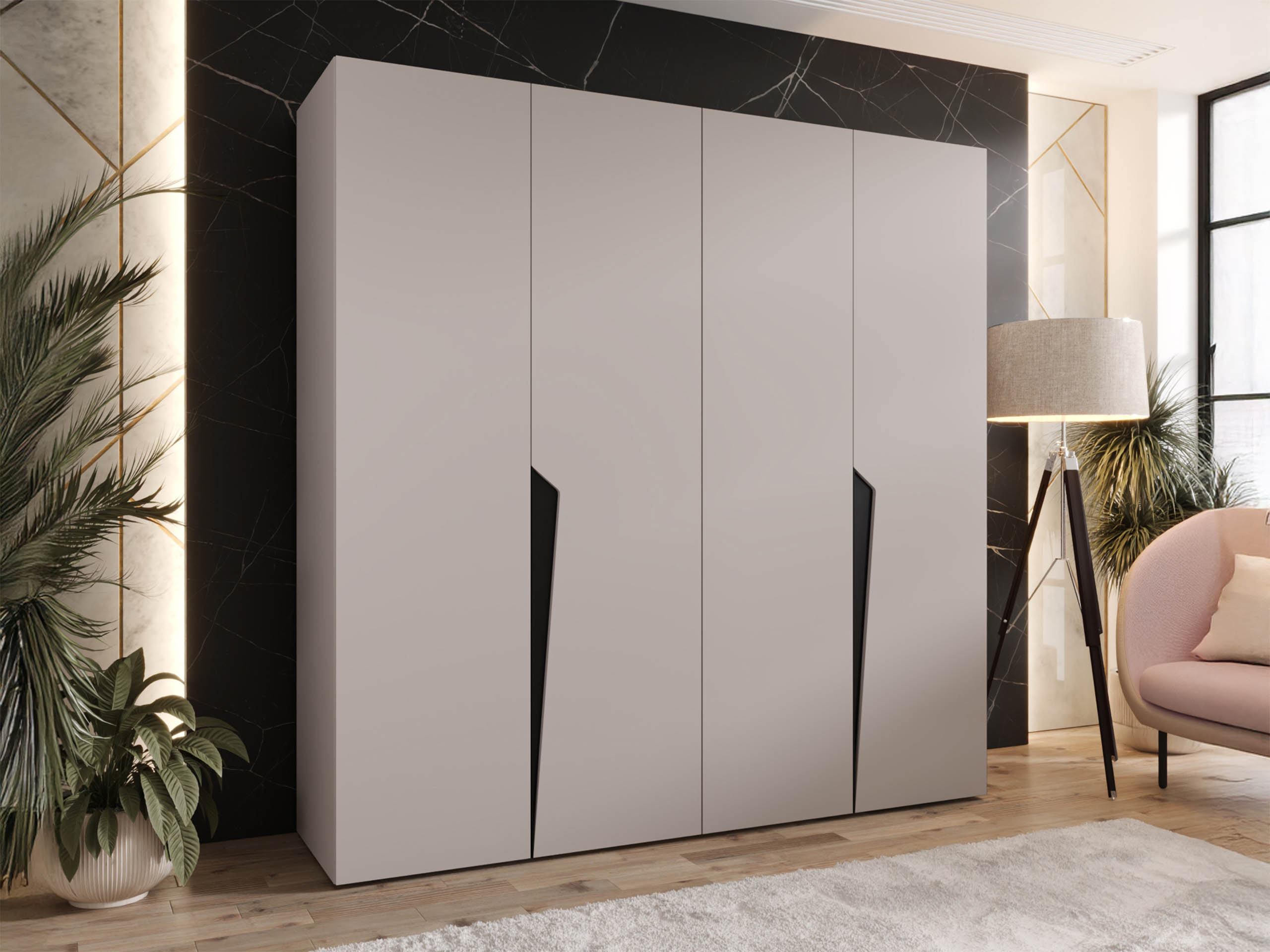 Kleiderschrank Hartford 605 (Kaschmir)