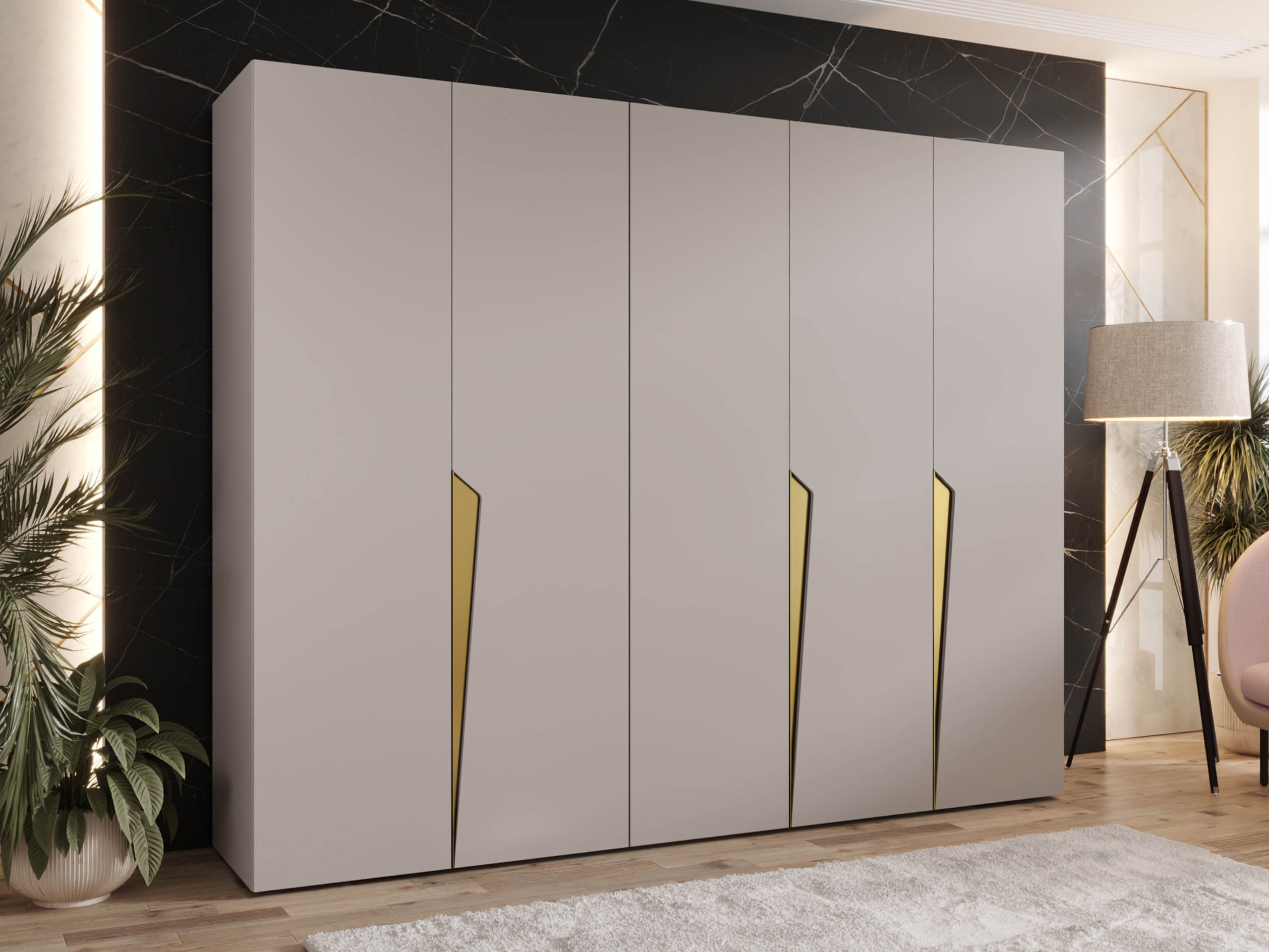Kleiderschrank Hartford 606 (Kaschmir)