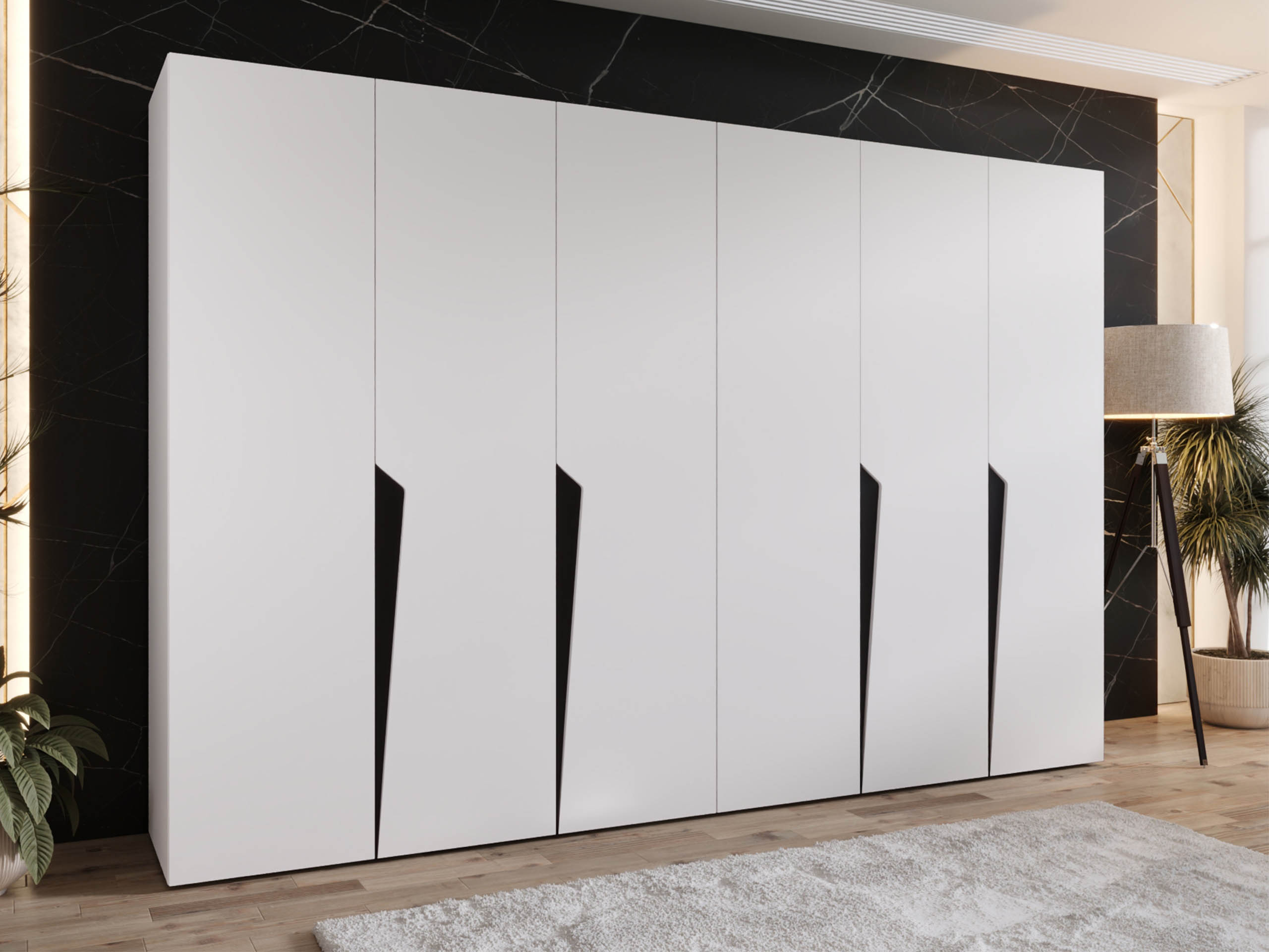 Kleiderschrank Hartford 607 (Weiß)