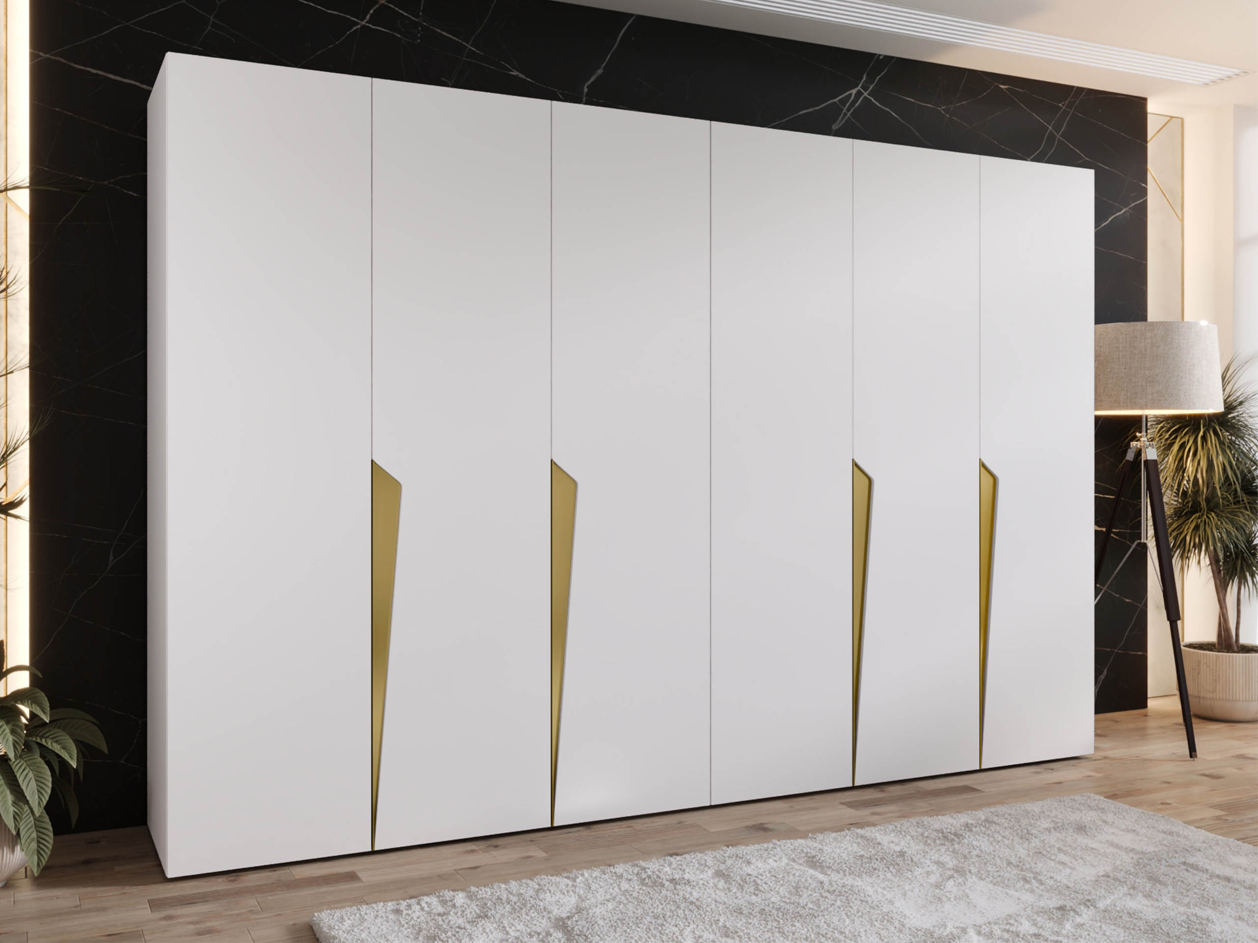 Kleiderschrank Hartford 607 (Weiß)