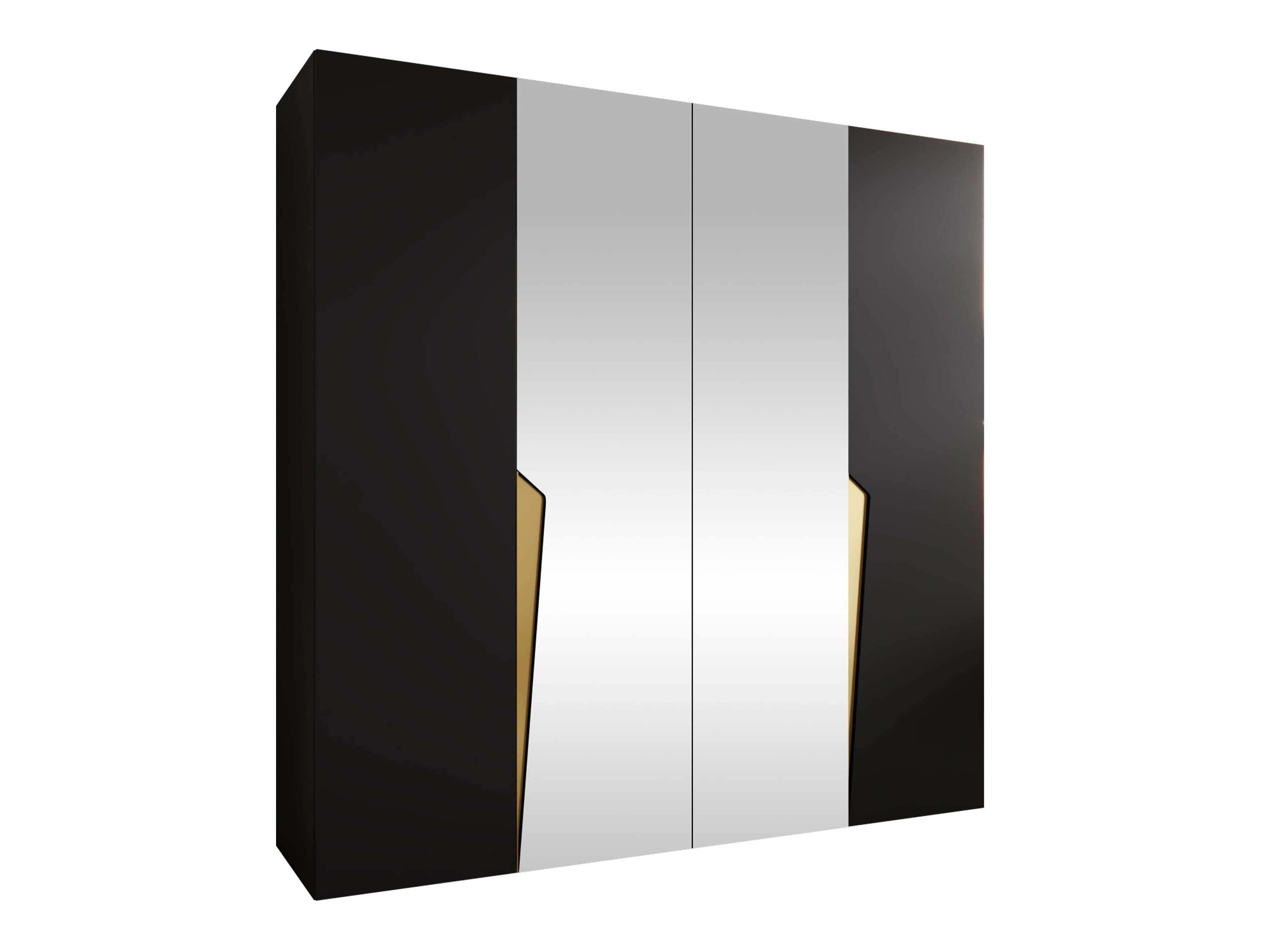 Kleiderschrank Hartford 610 (Schwarz)