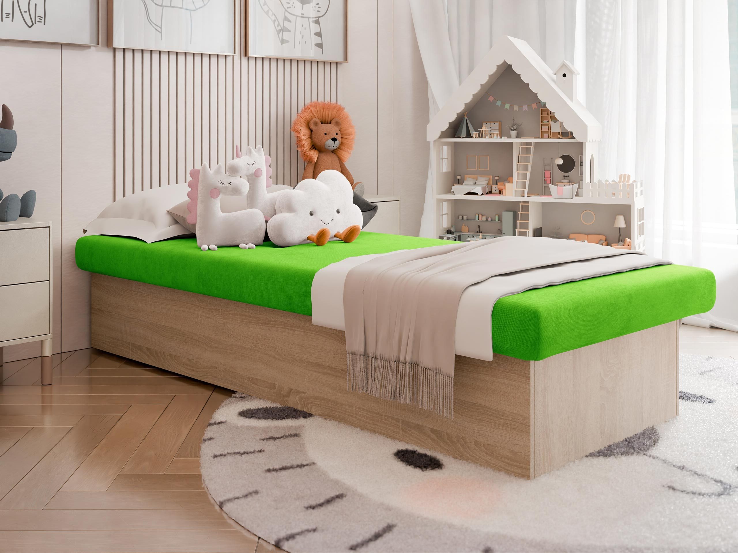 Bett Dover 100 (Sonoma Eichenholzoptik)