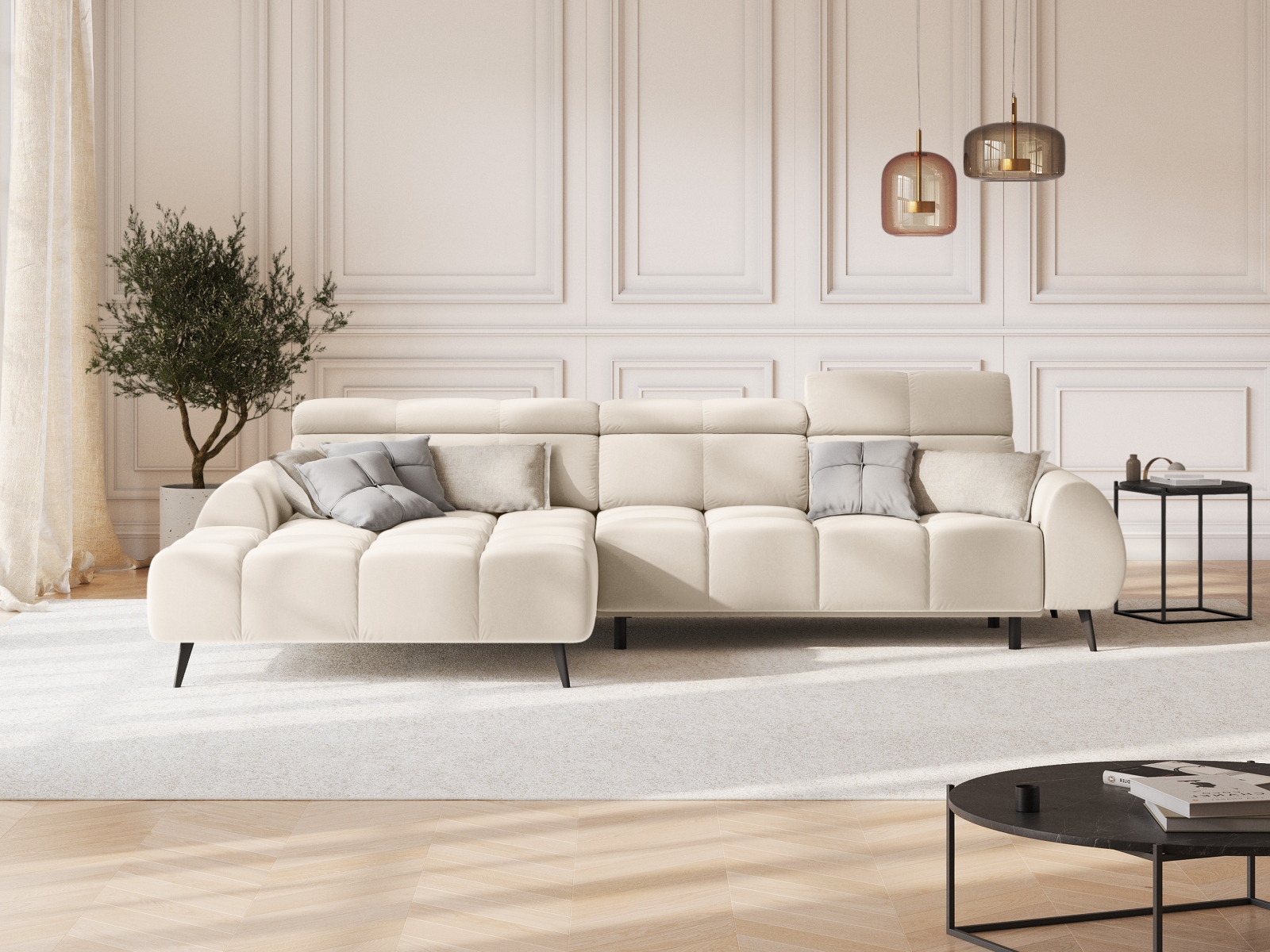 Ecksofa Beckley 356 (Bluvel 22)