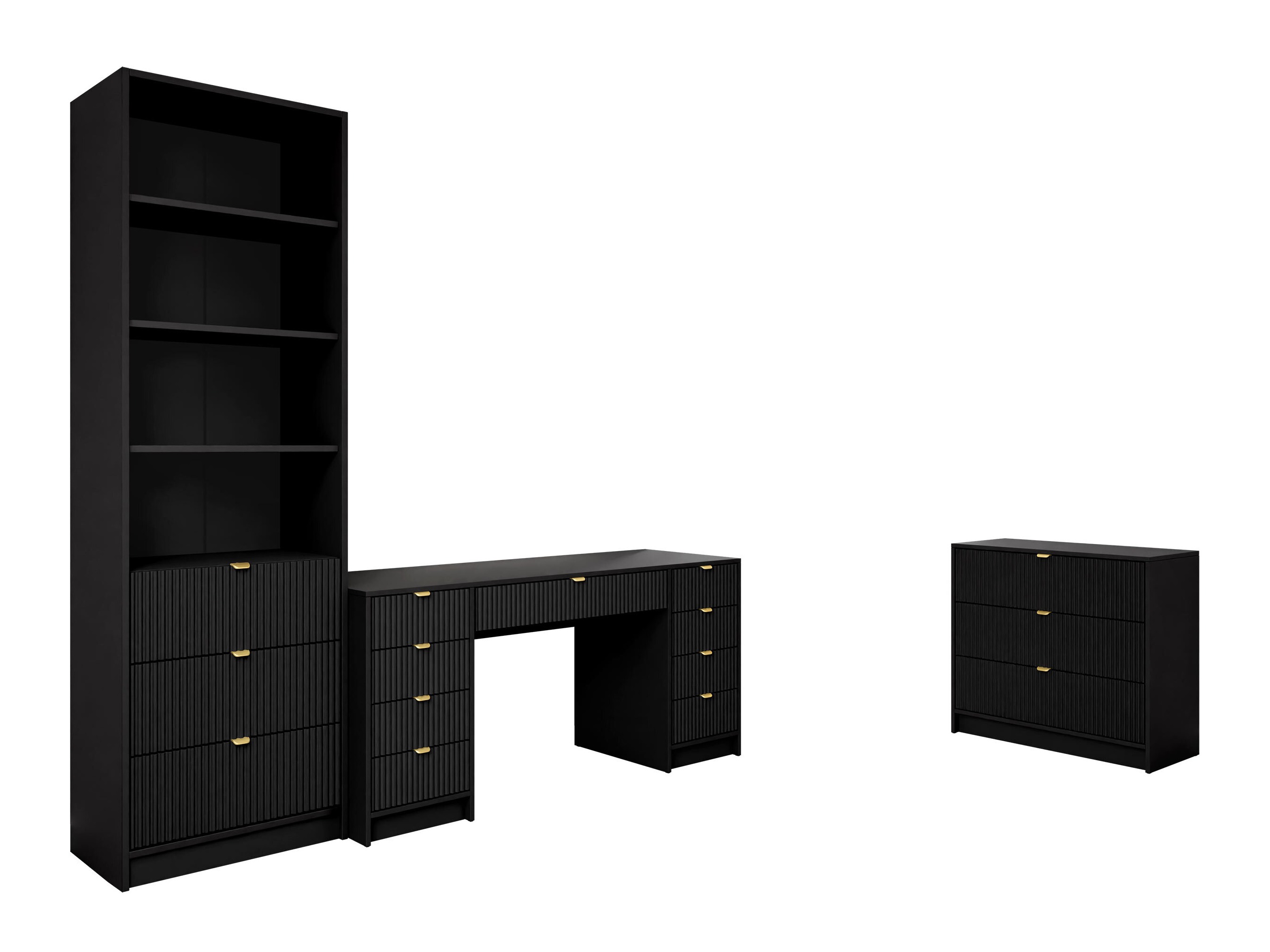 Heimbüro-Set Comfivo Papilio VI (Schwarz)