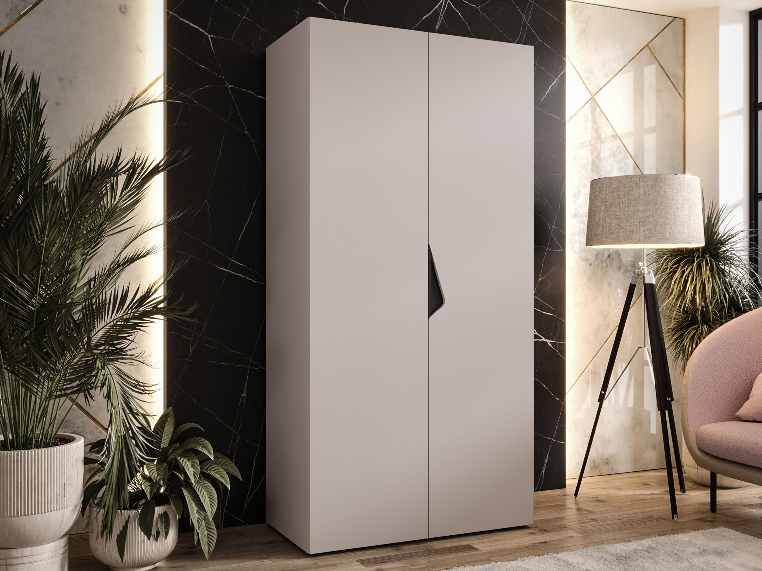 Kleiderschrank Hartford 618 (Kaschmir)