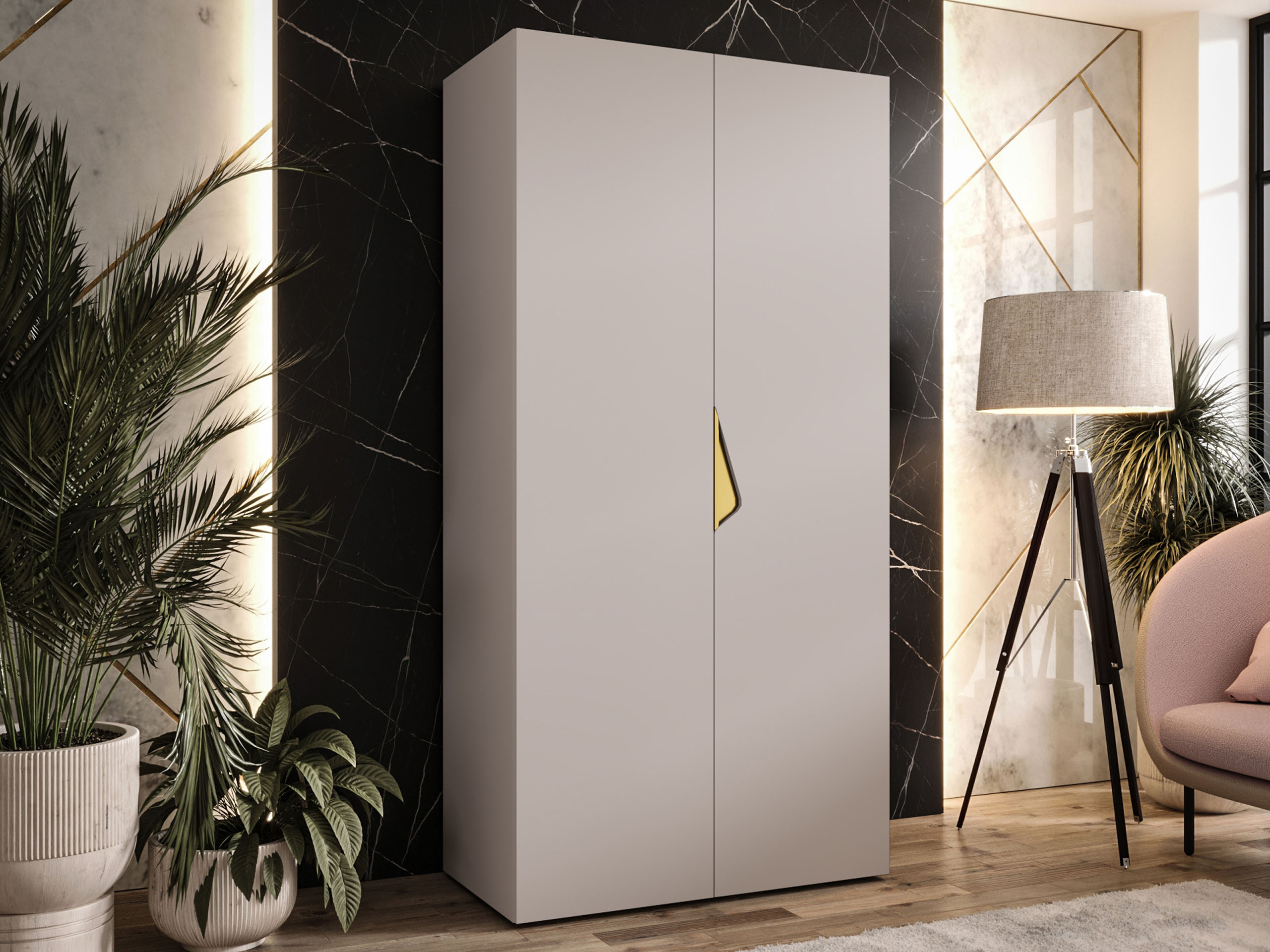 Kleiderschrank Hartford 618 (Kaschmir)