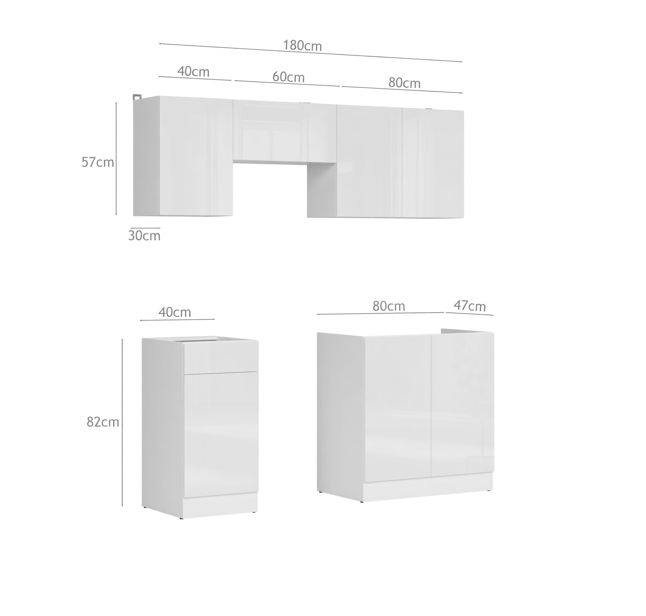 Modulares Küchenset Juno 117