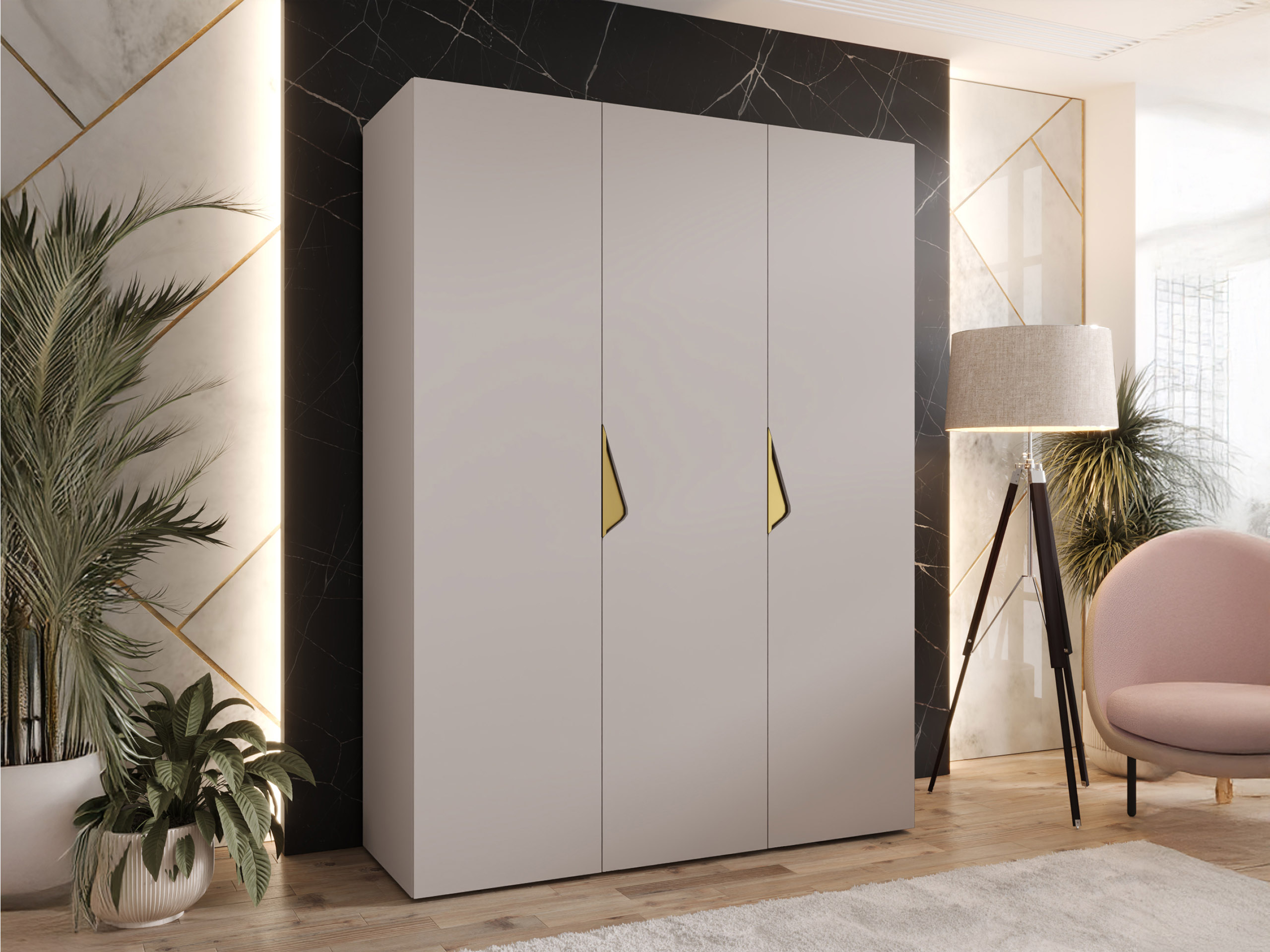 Kleiderschrank Hartford 619 (Kaschmir)