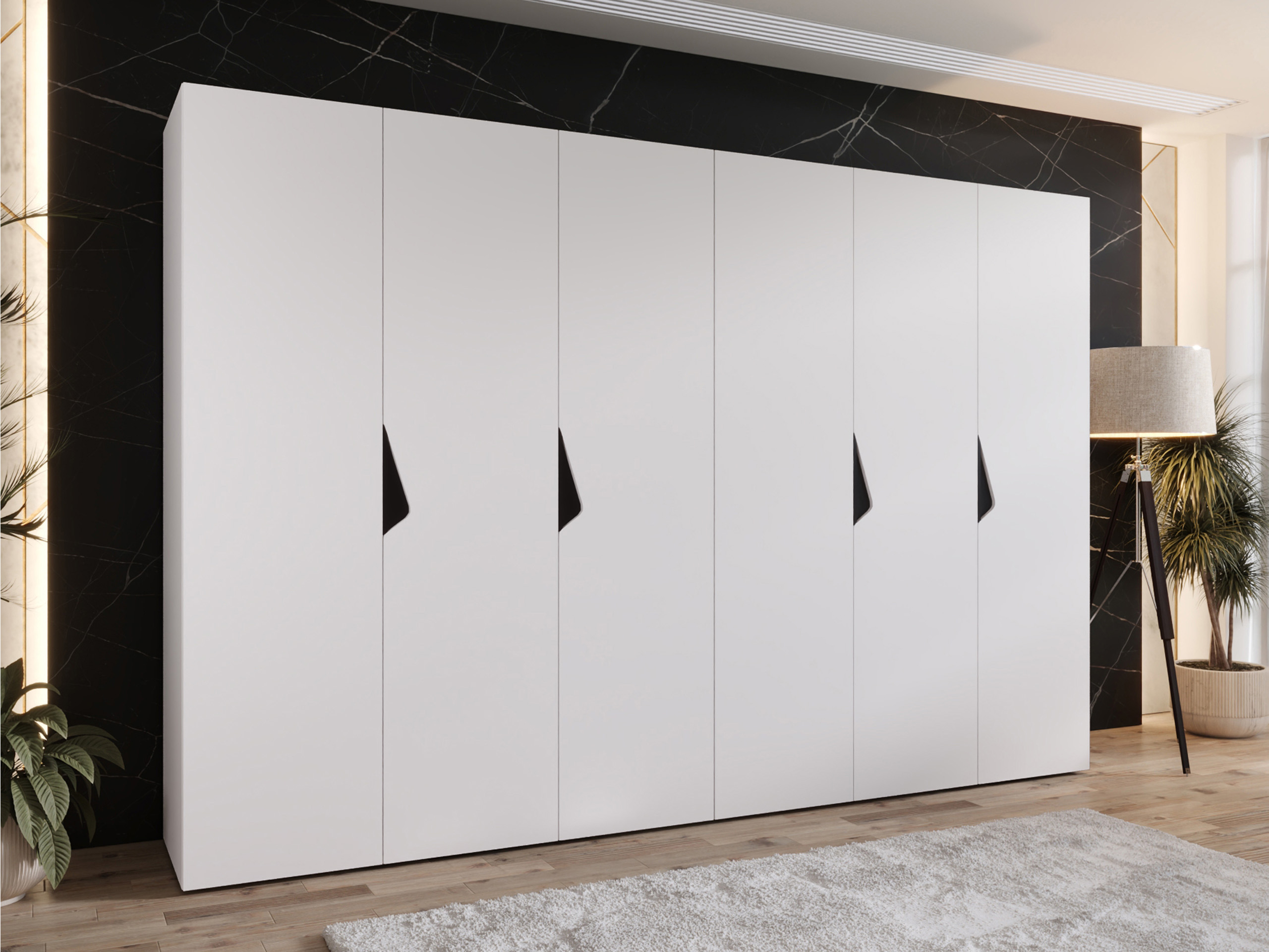 Kleiderschrank Hartford 622 (Weiß)