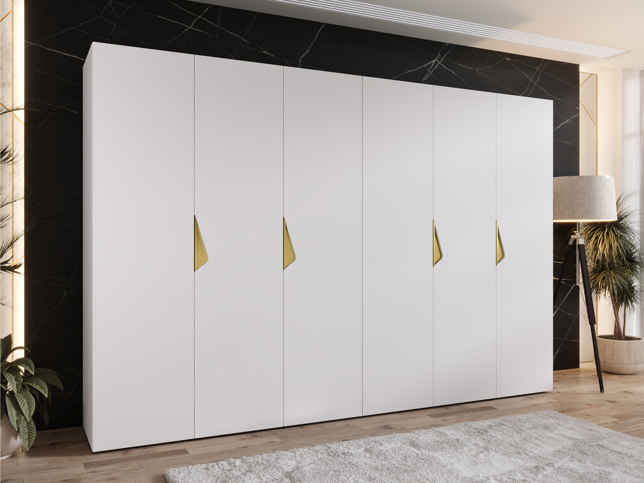 Kleiderschrank Hartford 622 (Weiß)