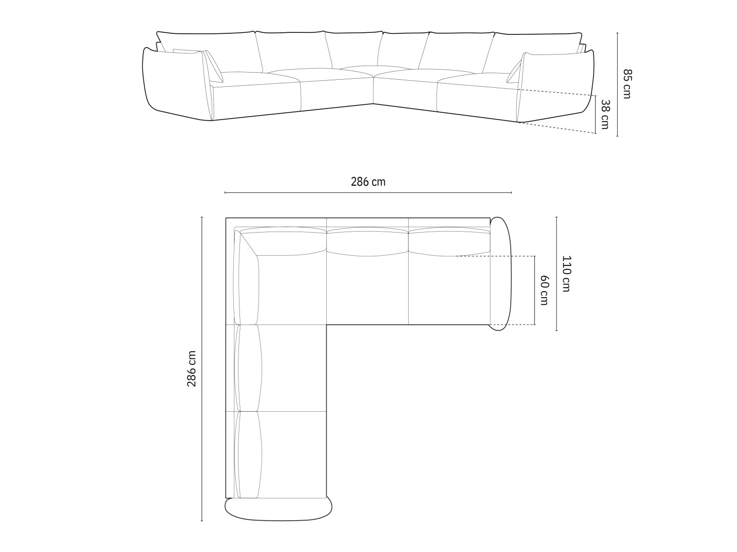 Ecksofa Belenoe 111 (Over The Horizon 03)