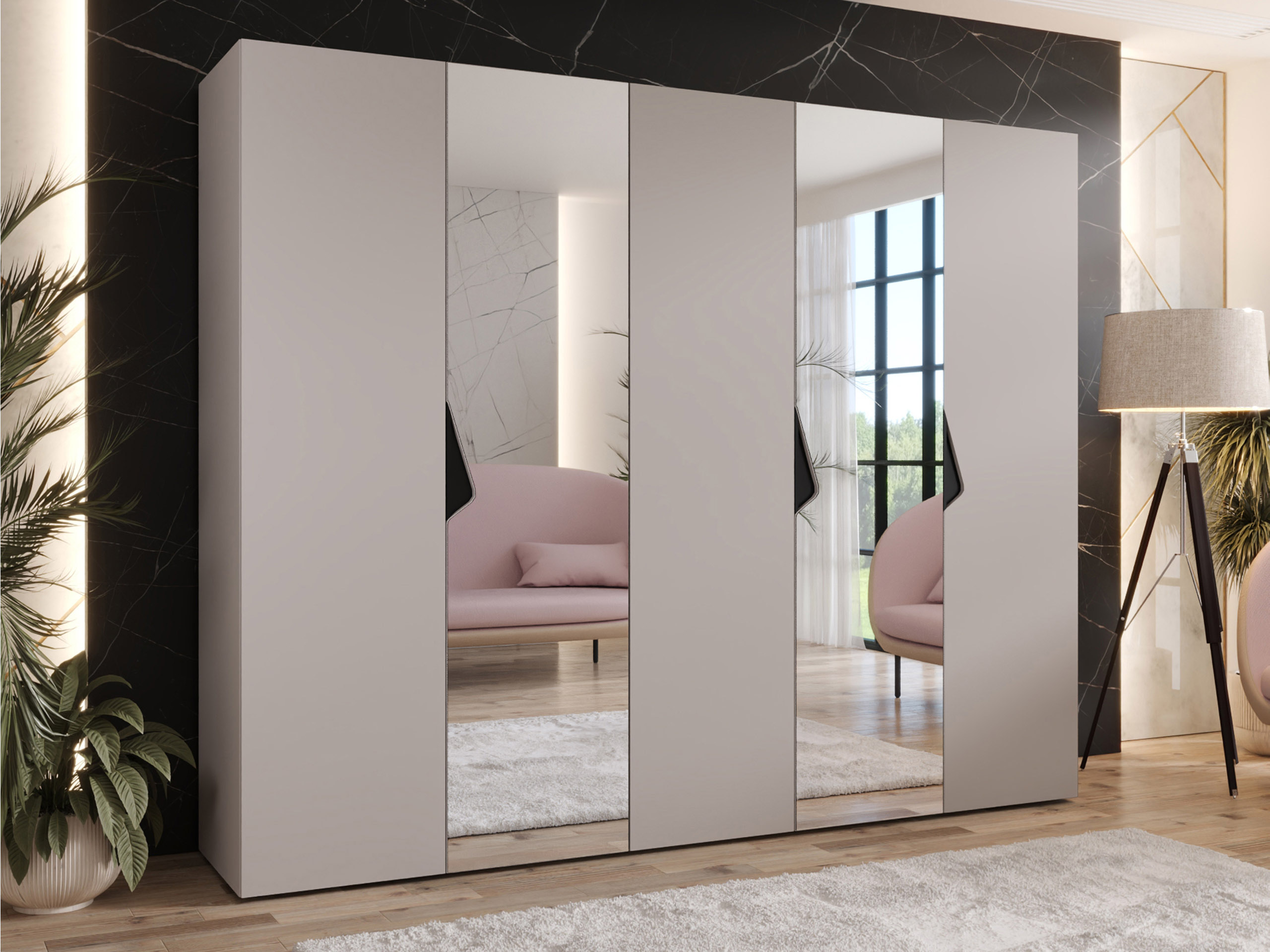 Kleiderschrank Hartford 626 (Kaschmir)