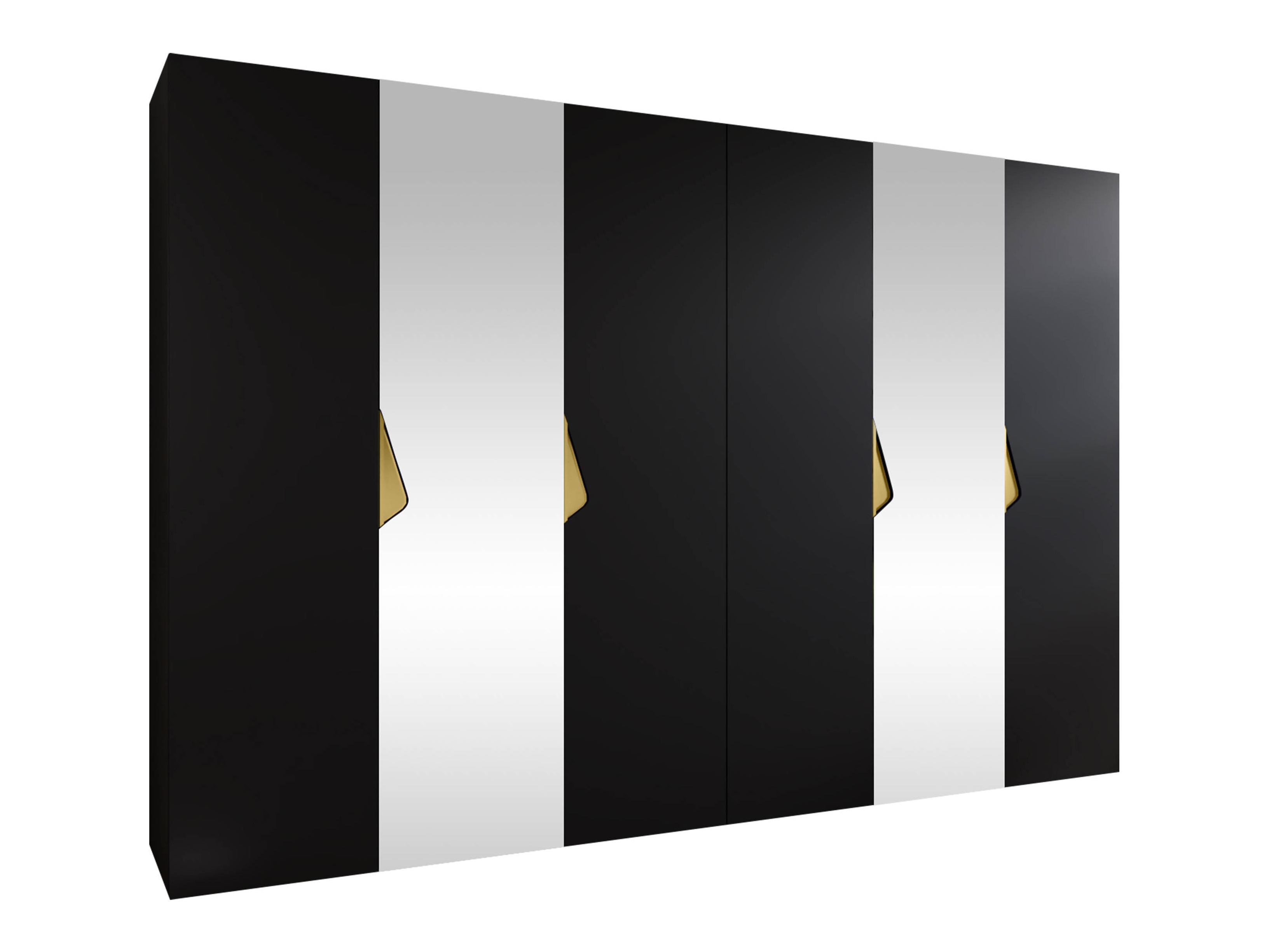 Kleiderschrank Hartford 627 (Schwarz)