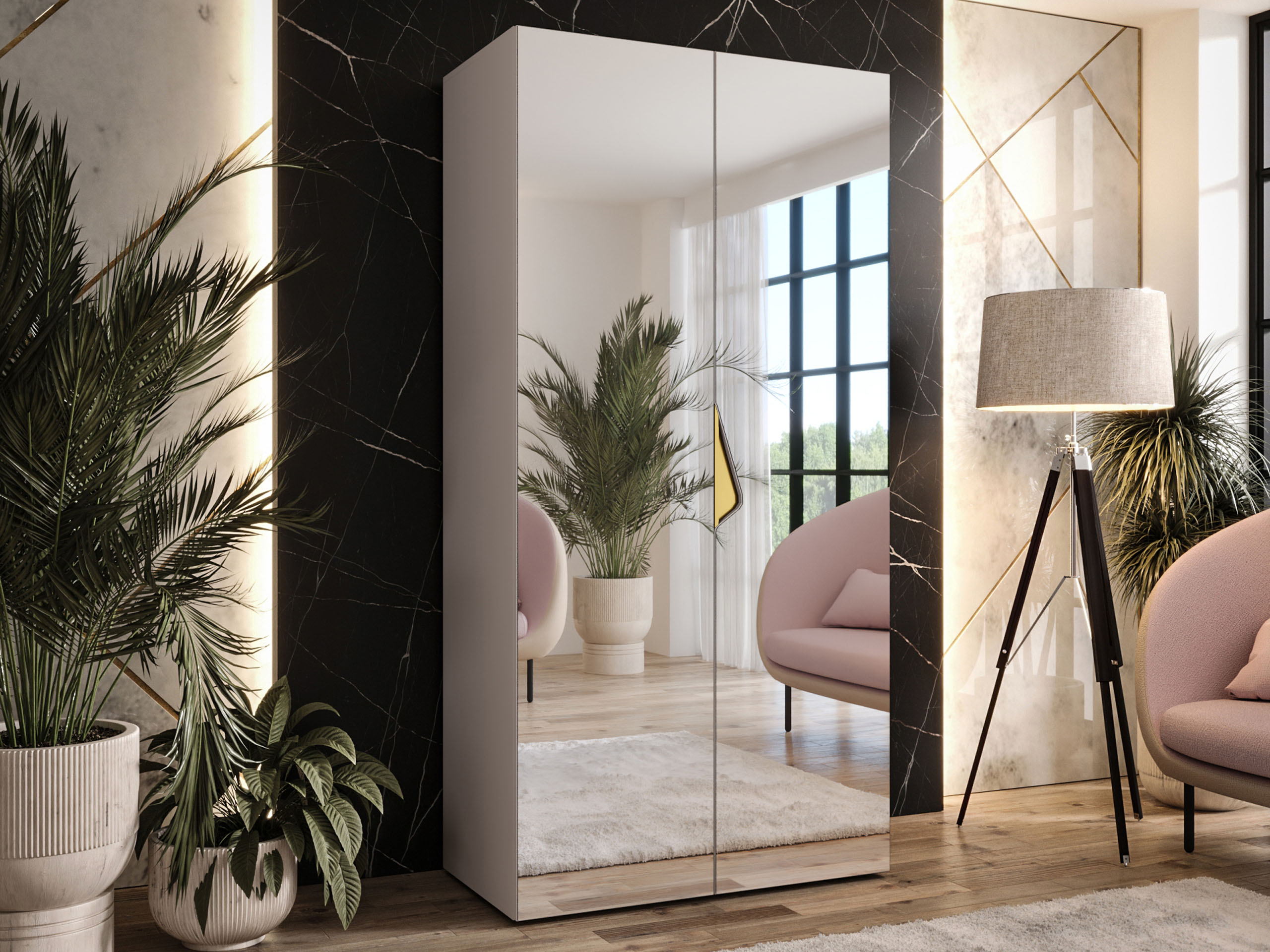 Kleiderschrank Hartford 628 (Kaschmir)