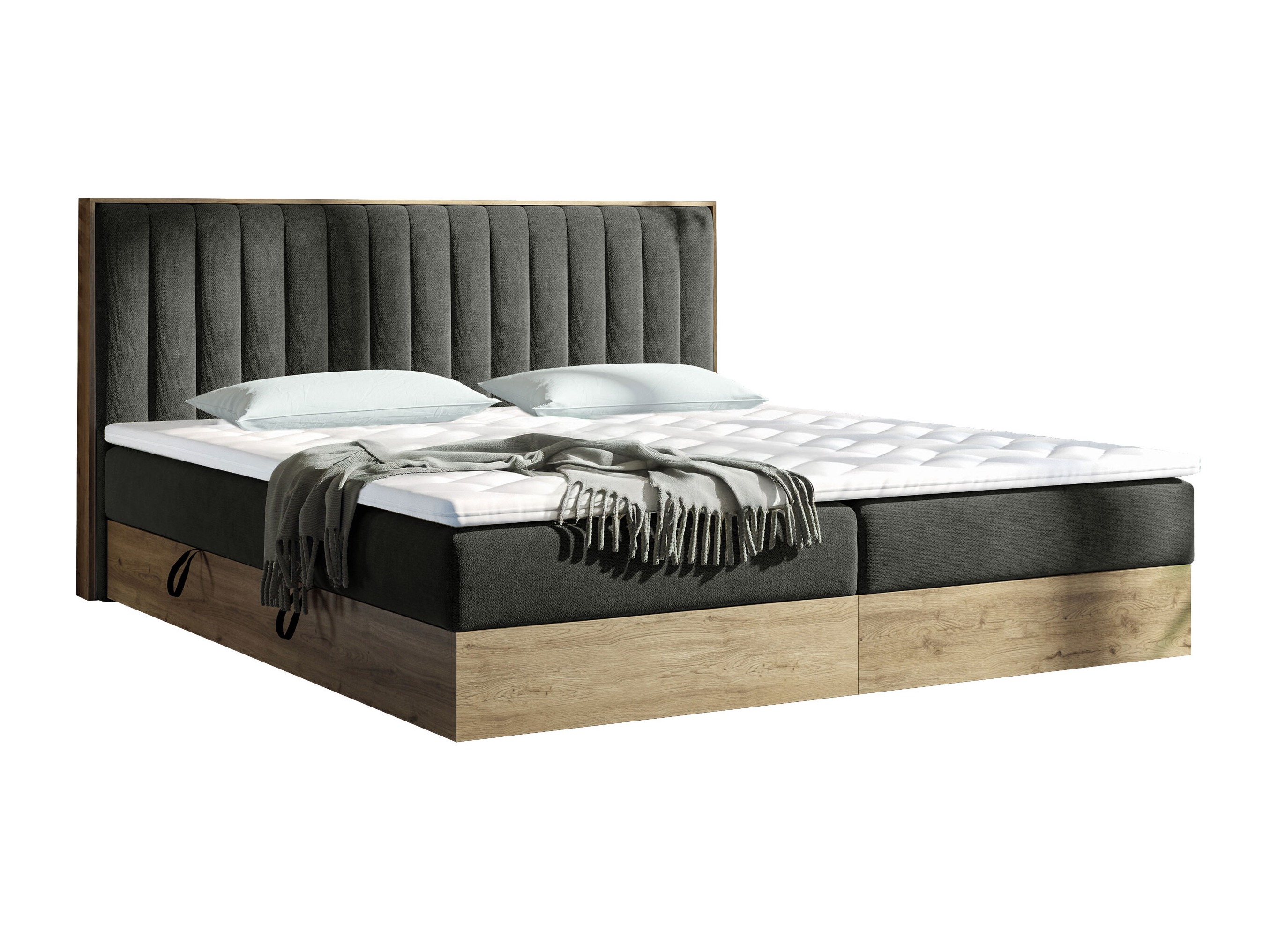 Boxspringbett ComfiDream Odelra (Goldene Eichenholzoptik + Soro 24)