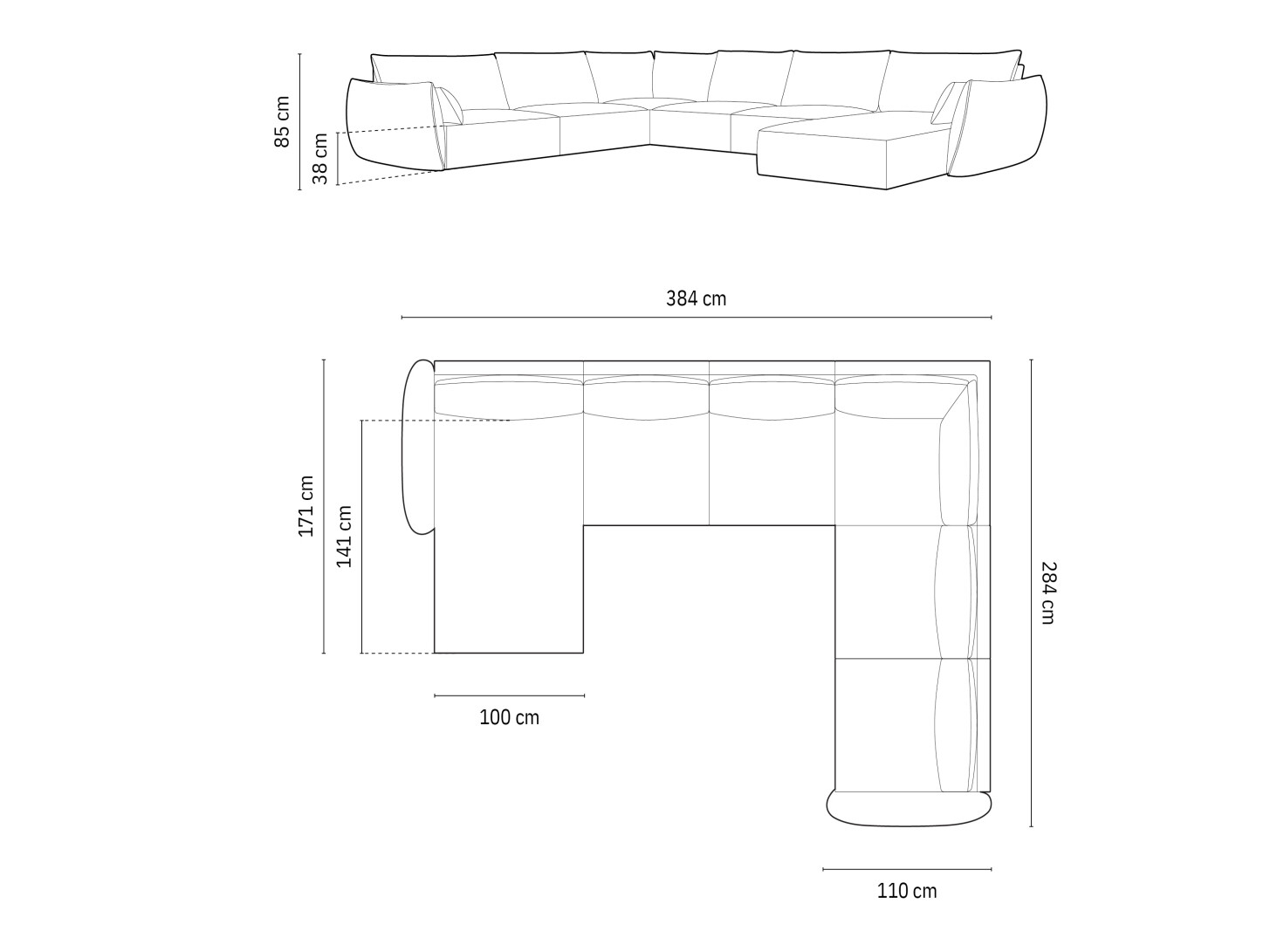 Ecksofa Belenoe 112 (Overt the Horizon 03)