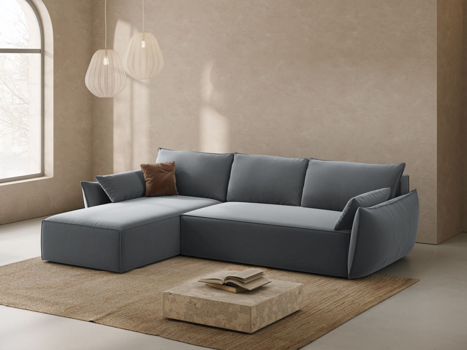 Ecksofa Belenoe 114 (Bluvel 10)