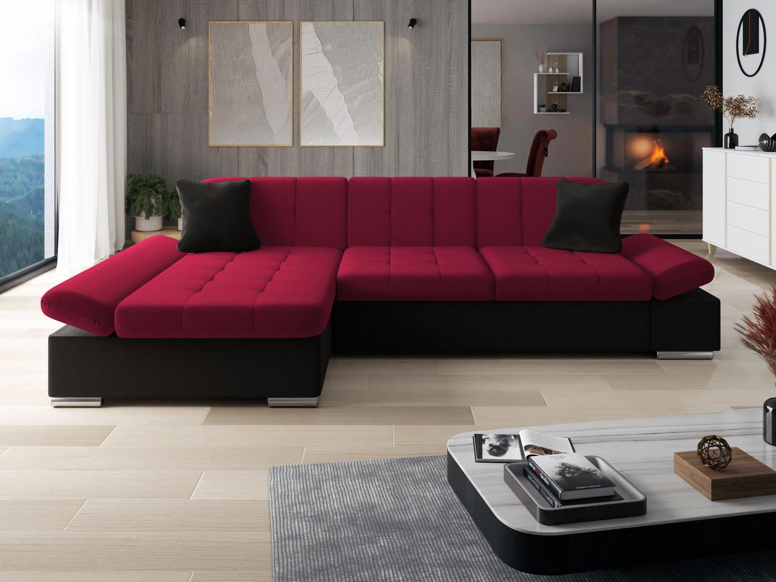 Ecksofa Comfivo Sanitas I (Kronos 07 + Kronos 02)