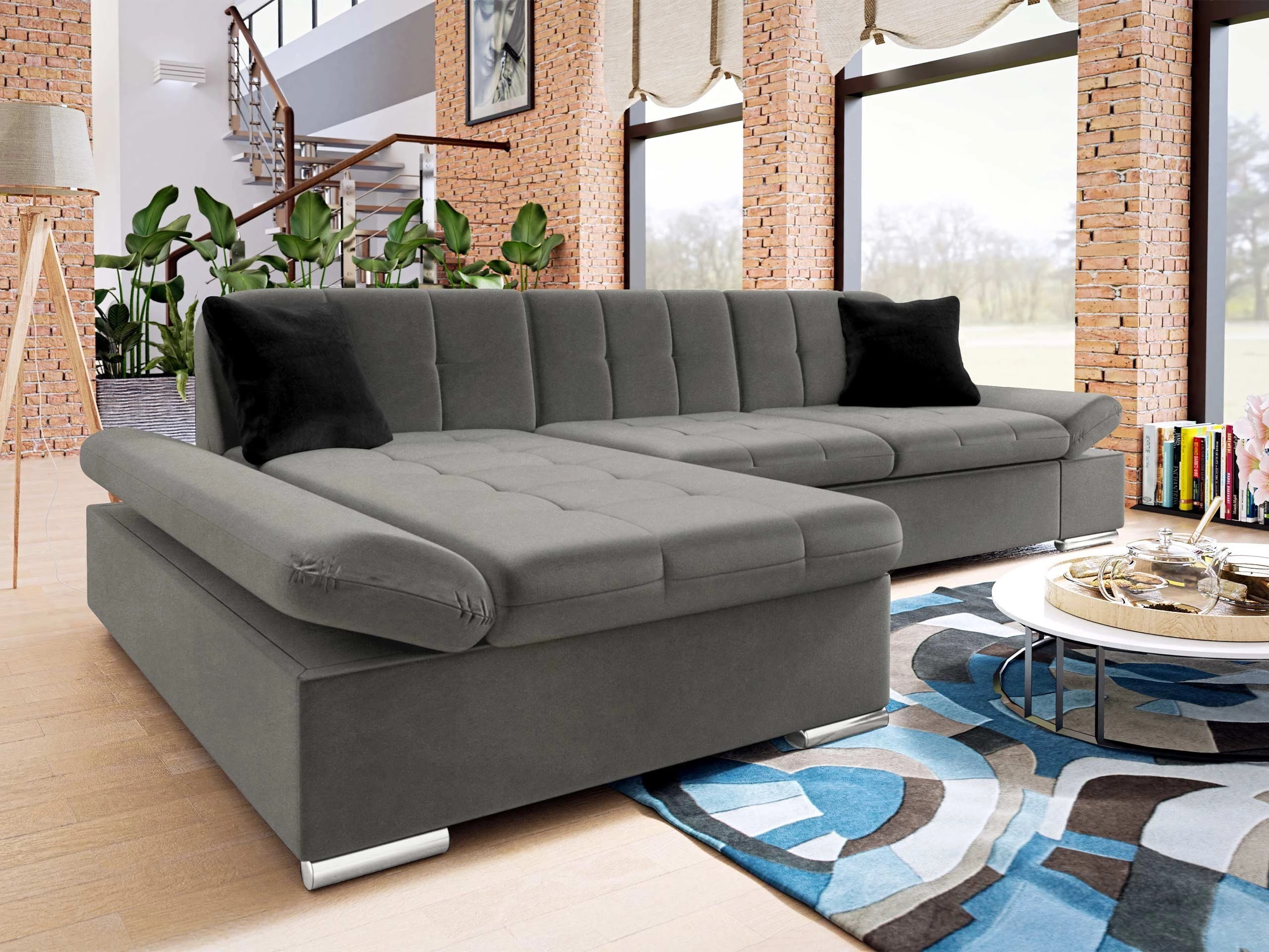 Ecksofa Comfivo Sanitas I (Magic Velvet 2217 + Magic Velvet 2219)