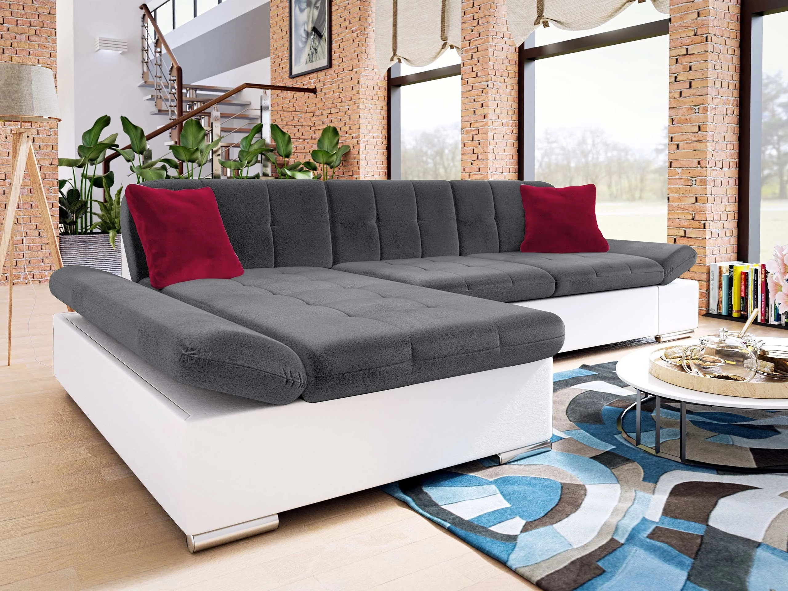 Ecksofa Comfivo Sanitas I (Soft 017 + Kronos 22 + Kronos 02)