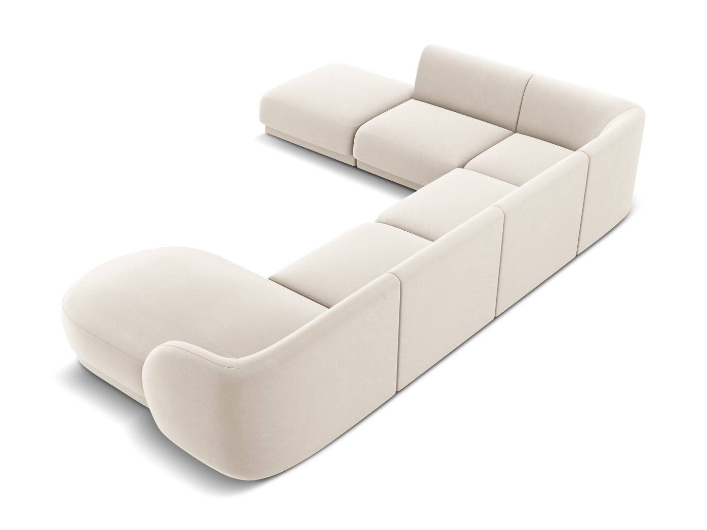 Modulares Ecksofa Tivlomi 107 (Bluvel 22)
