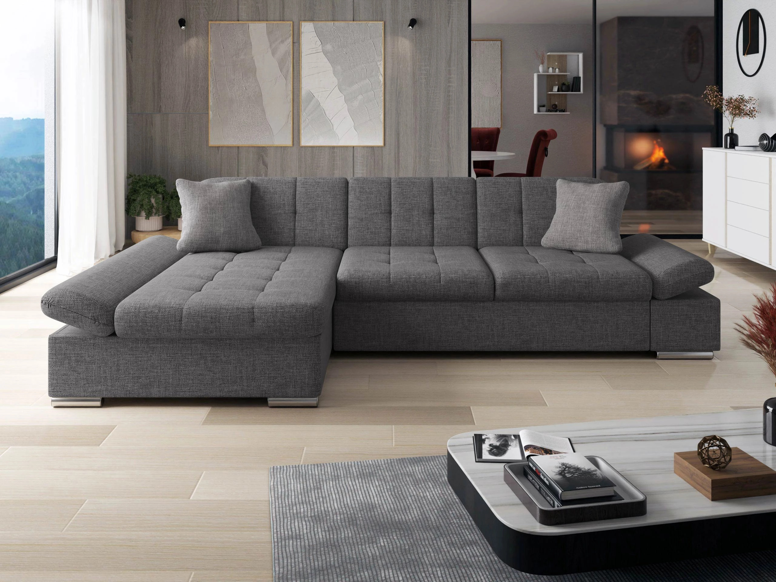 Ecksofa Comfivo Serenitas (Lux 06 + Lux 05)