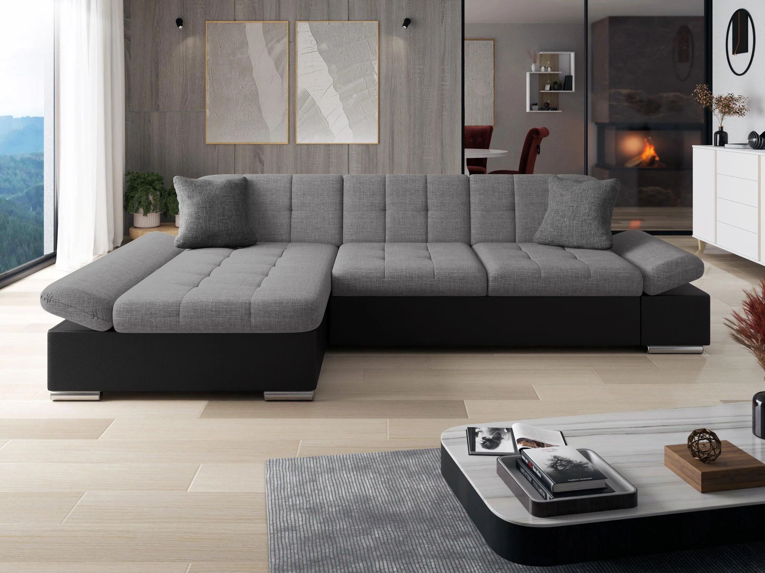 Ecksofa Comfivo Serenitas (Soft 011 + Lux 05 + Lux 06)