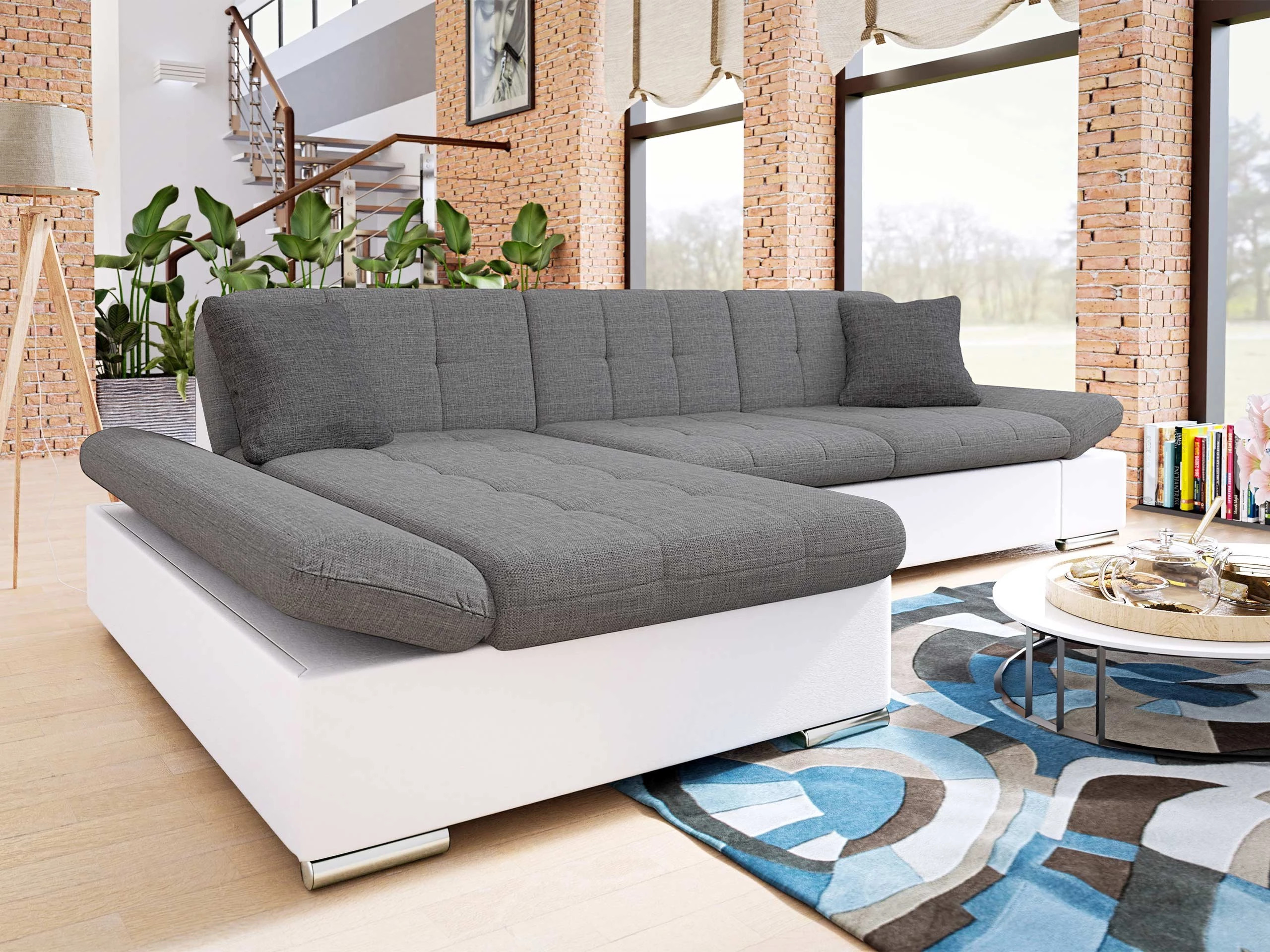 Ecksofa Comfivo Serenitas (Soft 017 + Lux 05 + Lux 06)