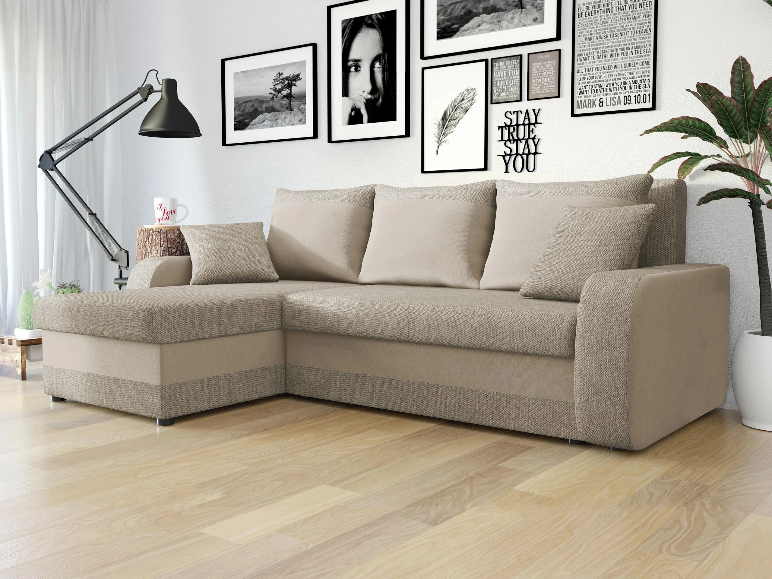 Ecksofa Comfivo Melissa (Matana 17 + Manila 02)