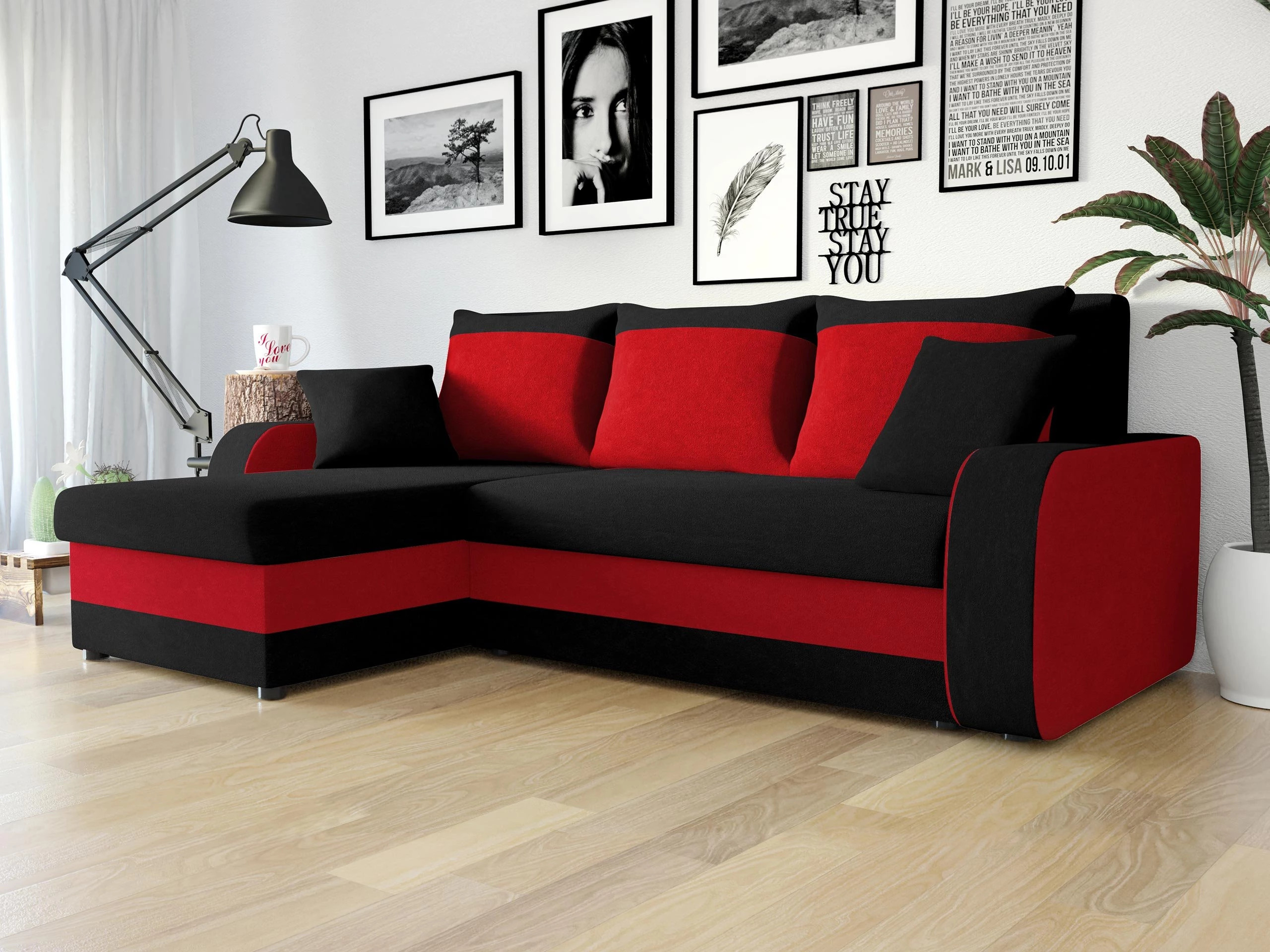 Ecksofa Comfivo Melissa (Mikrofaza 15 + Mikrofaza 22)