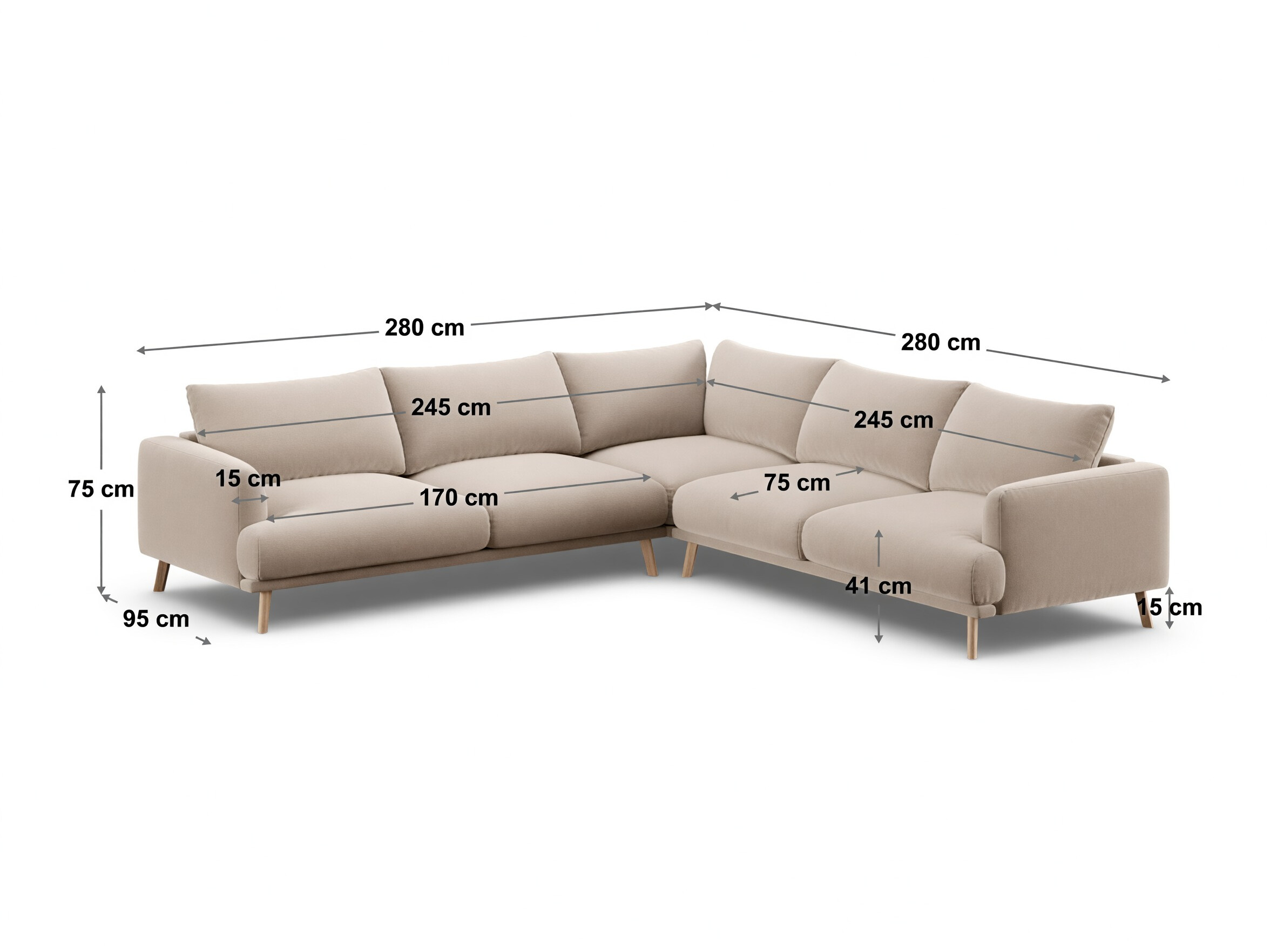 Ecksofa Nolavia 108 (Salvador 01)