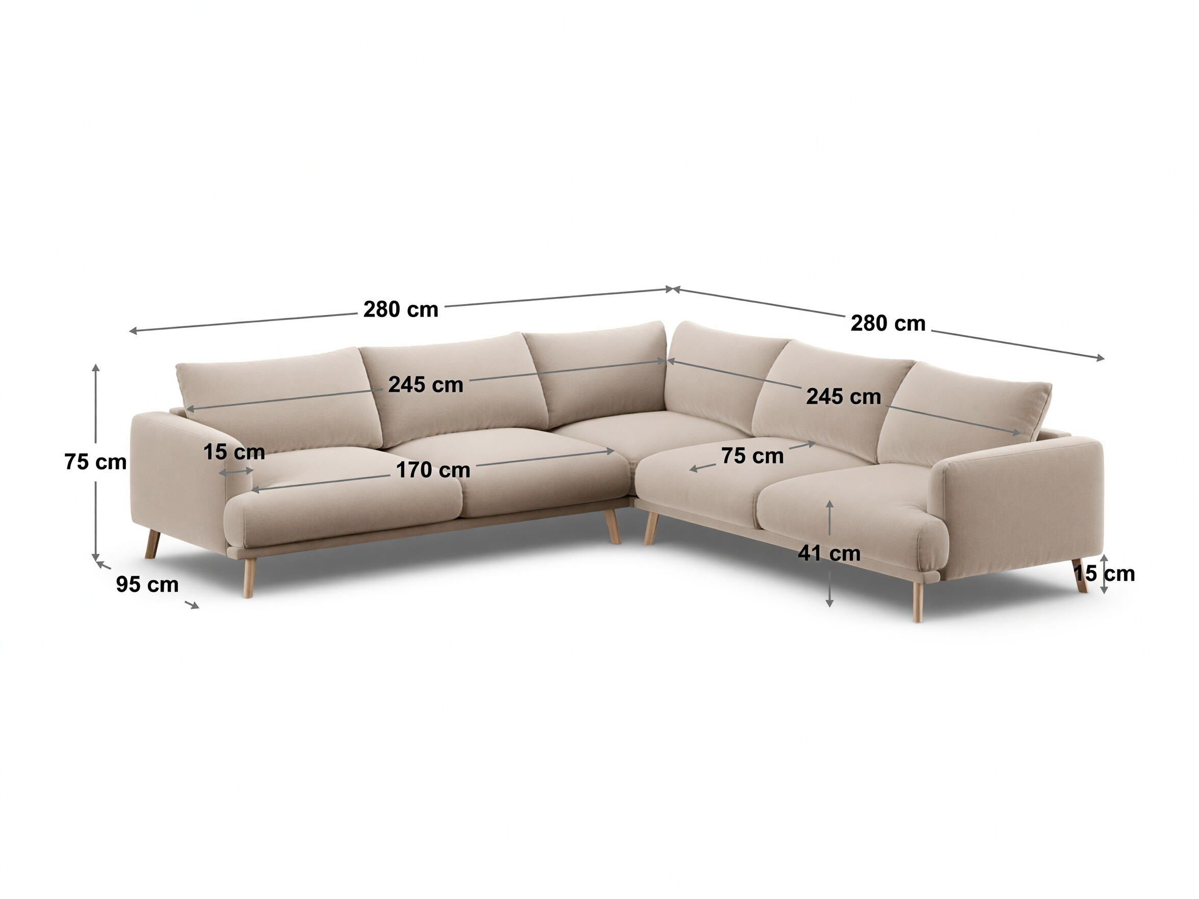 Ecksofa Nolavia 108 (Salvador 14)