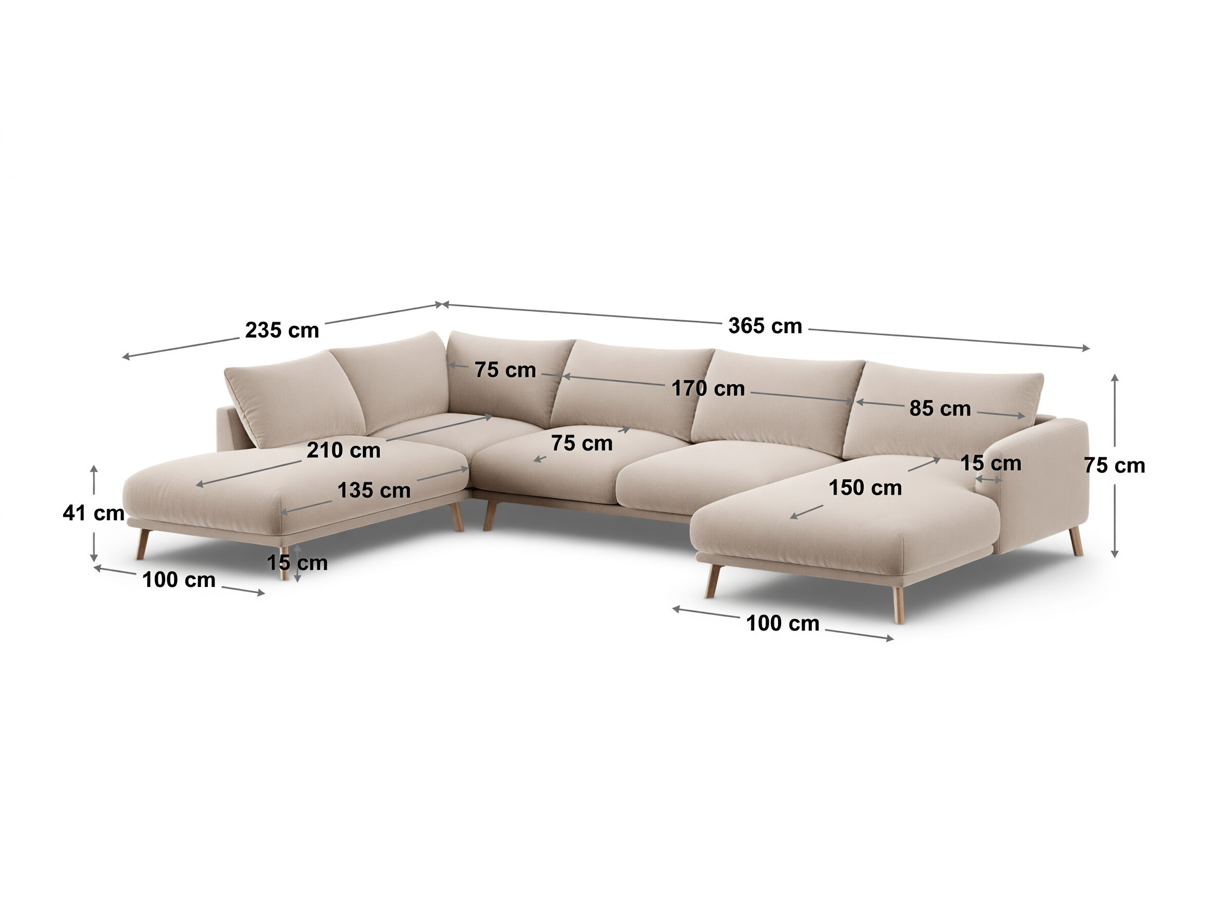 Ecksofa Nolavia 109 (Salvador 05)