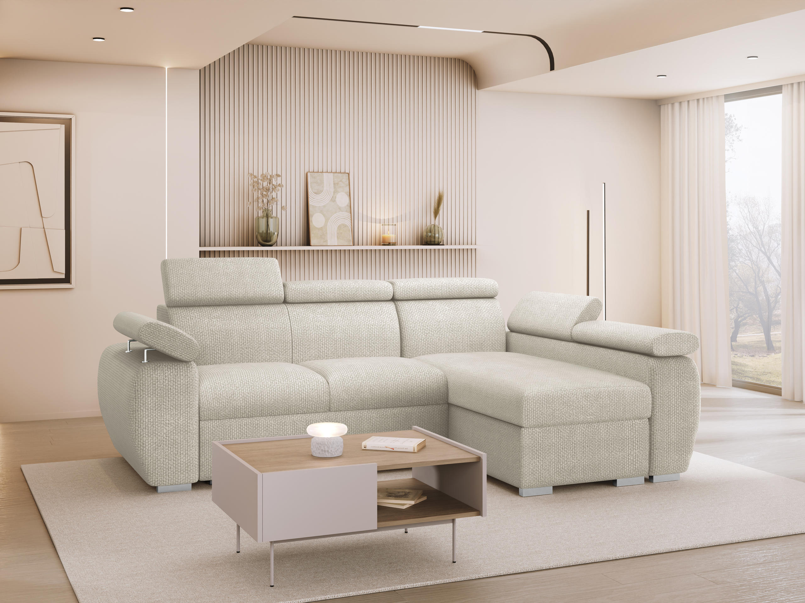 Ecksofa Columbus 132 (Flow 03)