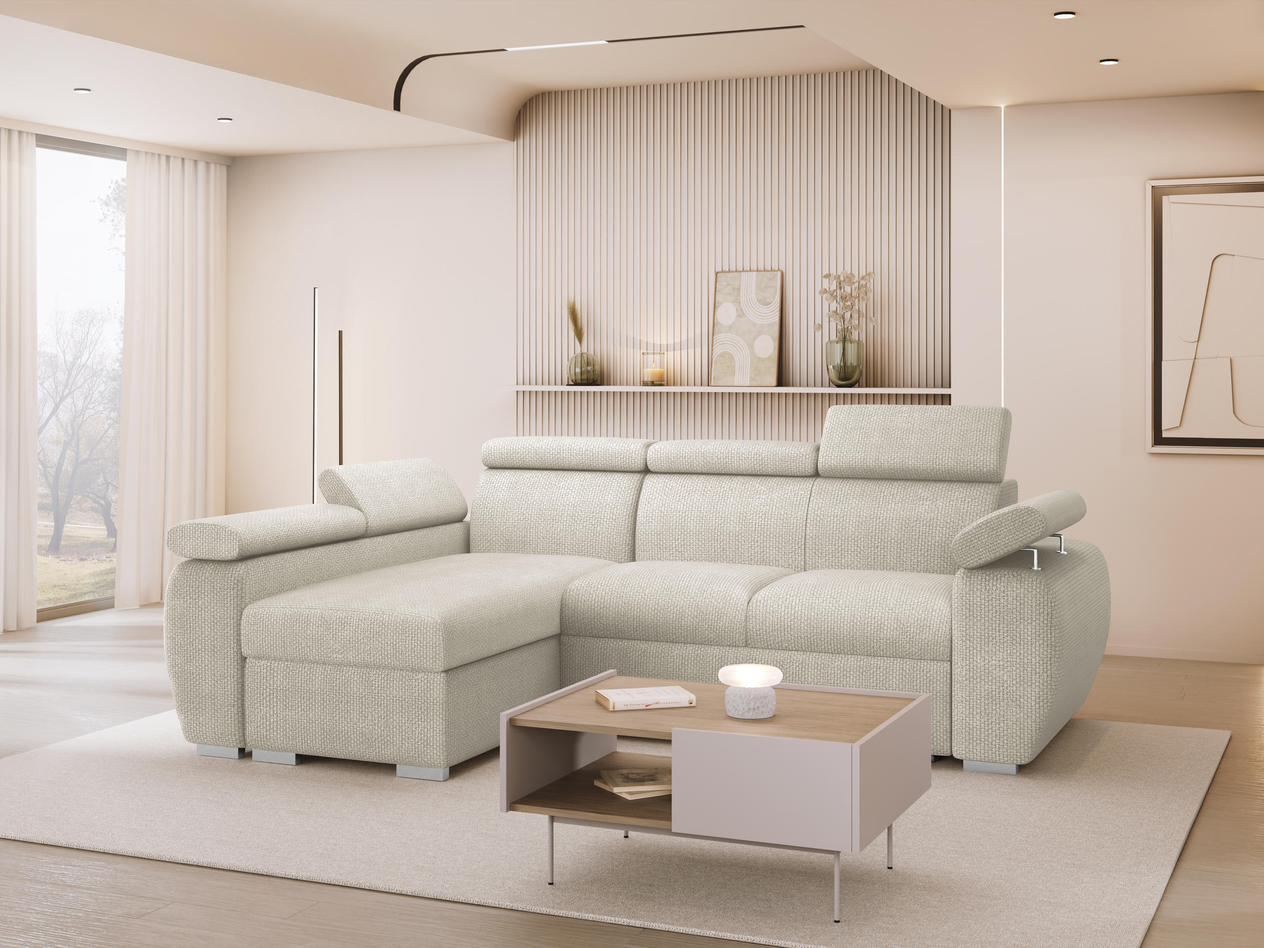 Ecksofa Columbus 132 (Flow 03)