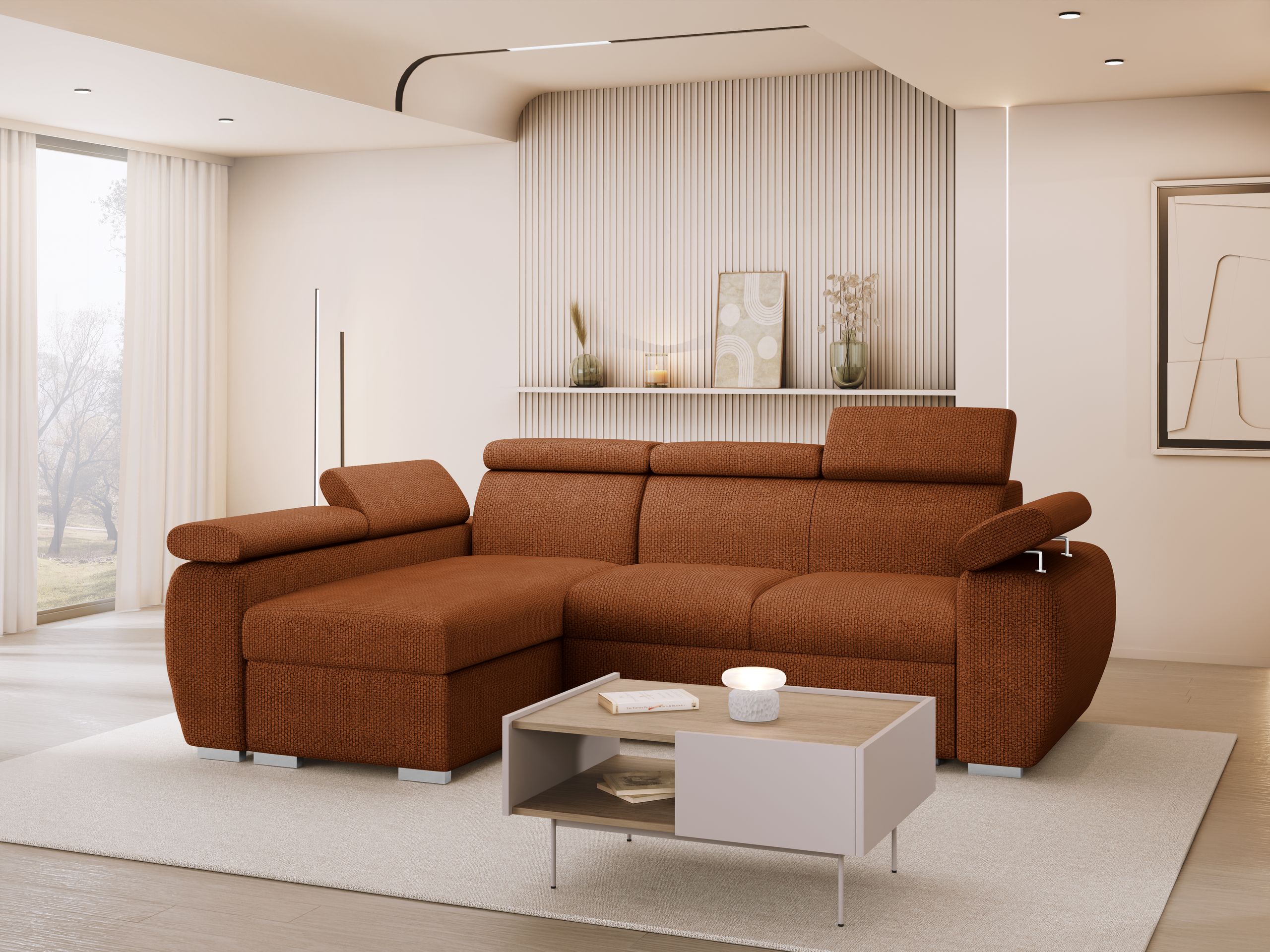 Ecksofa Columbus 132 (Flow 09)
