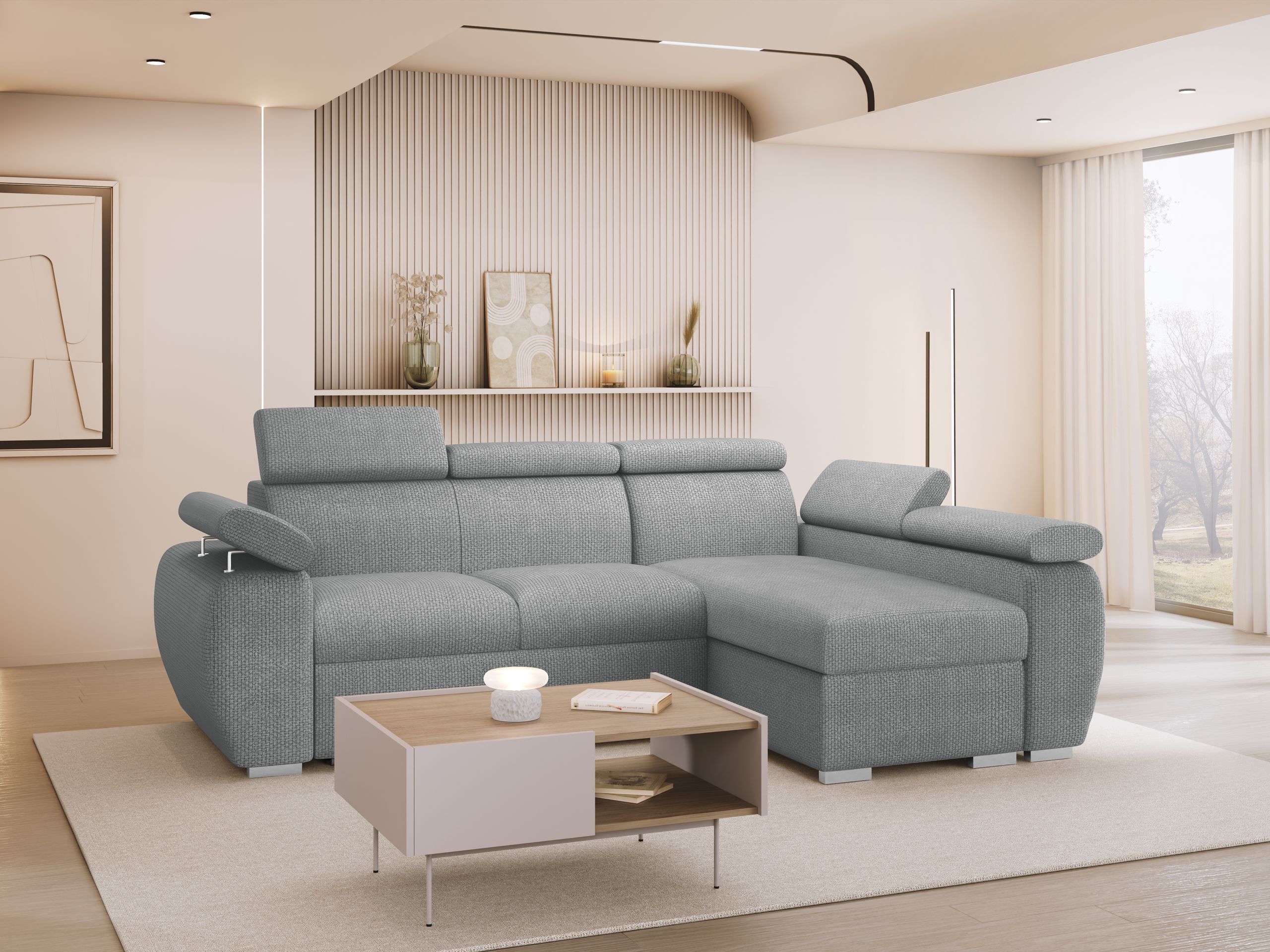Ecksofa Columbus 132 (Flow 17)