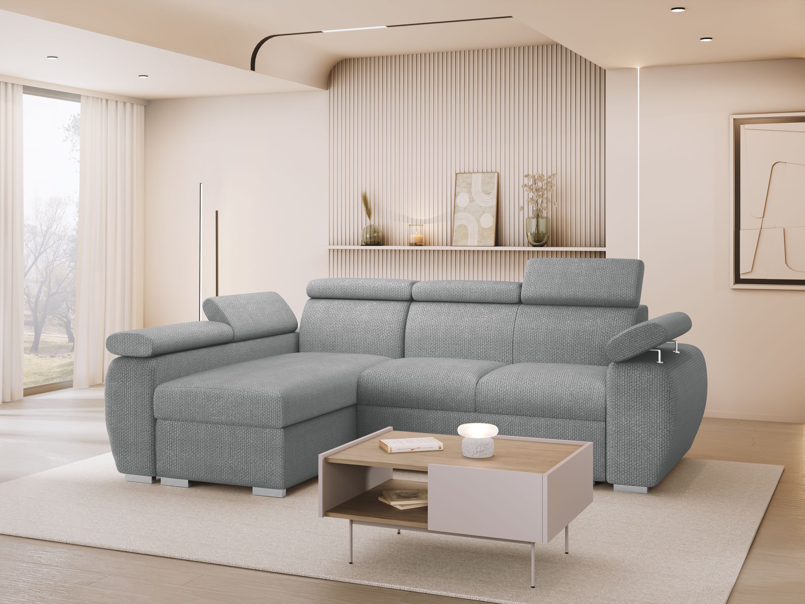 Ecksofa Columbus 132 (Flow 17)
