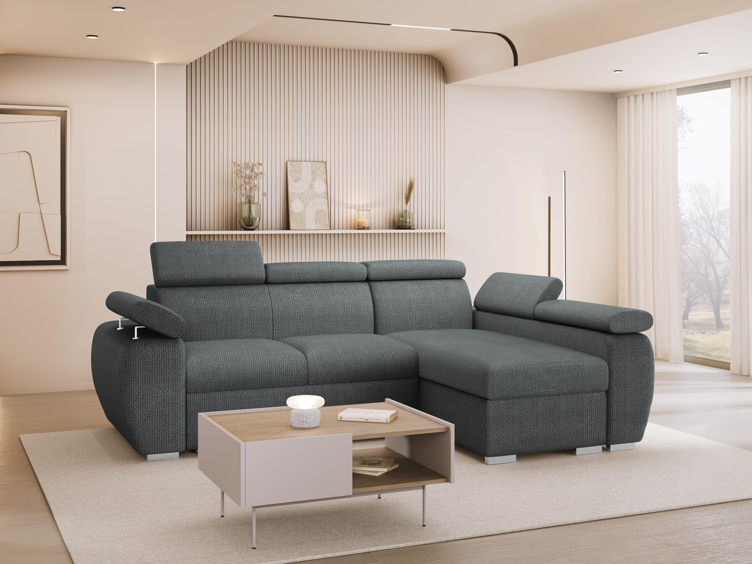 Ecksofa Columbus 132 (Flow 21)