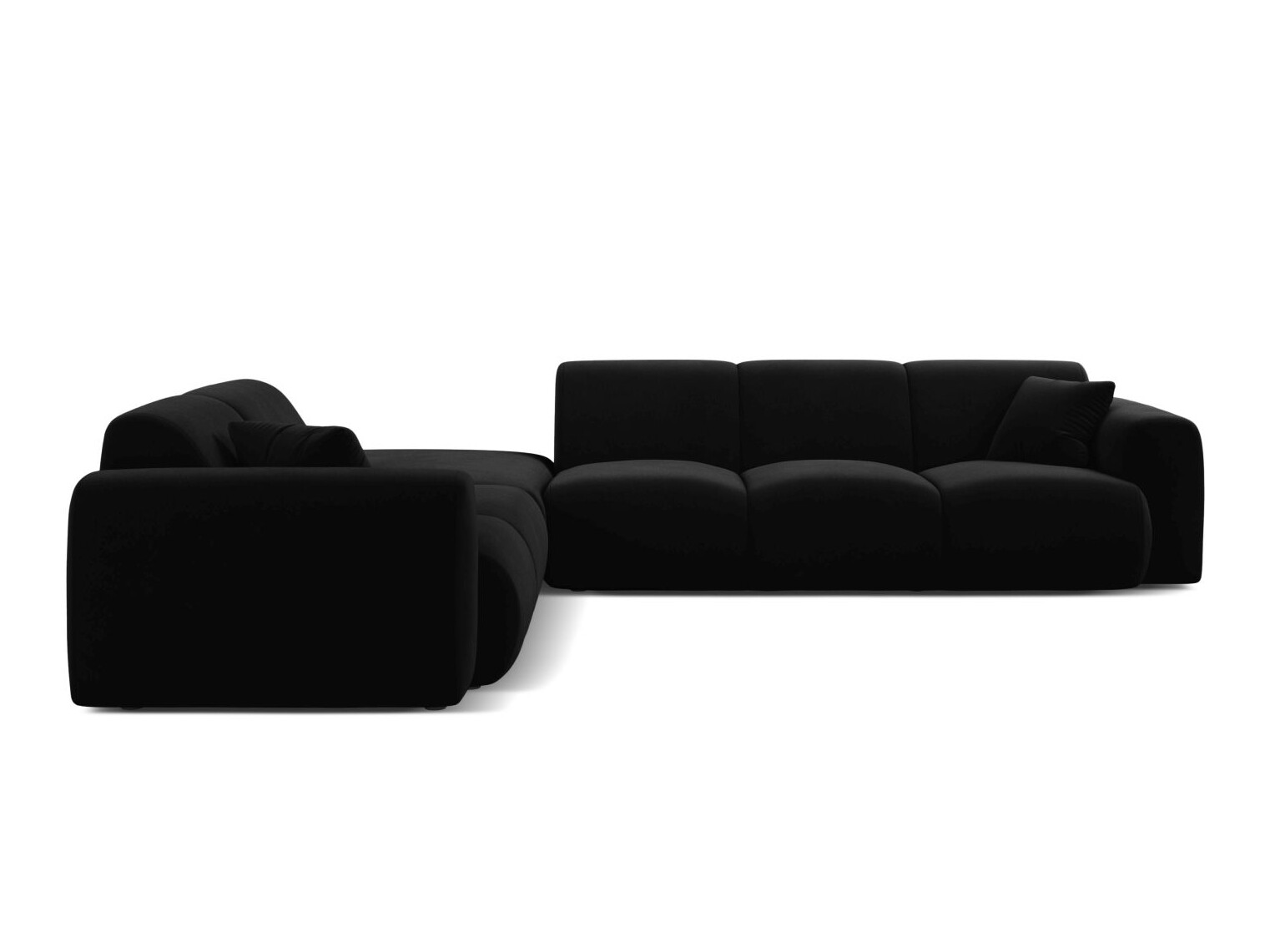 Ecksofa Romtoru 107 (Casino Schwarz)