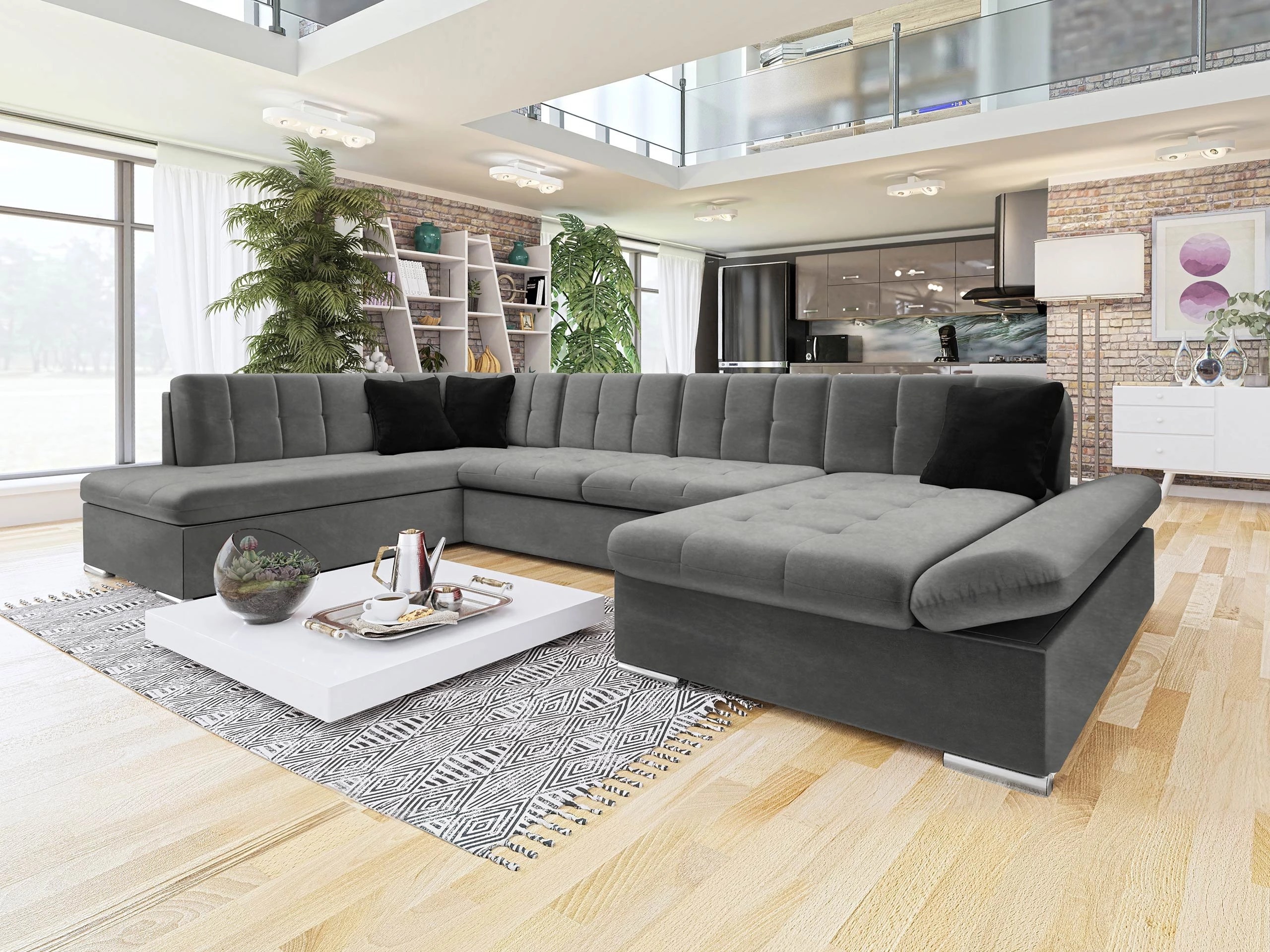 Ecksofa Comfivo Tilia I (Magic Velvet 2217 + Magic Velvet 2219)