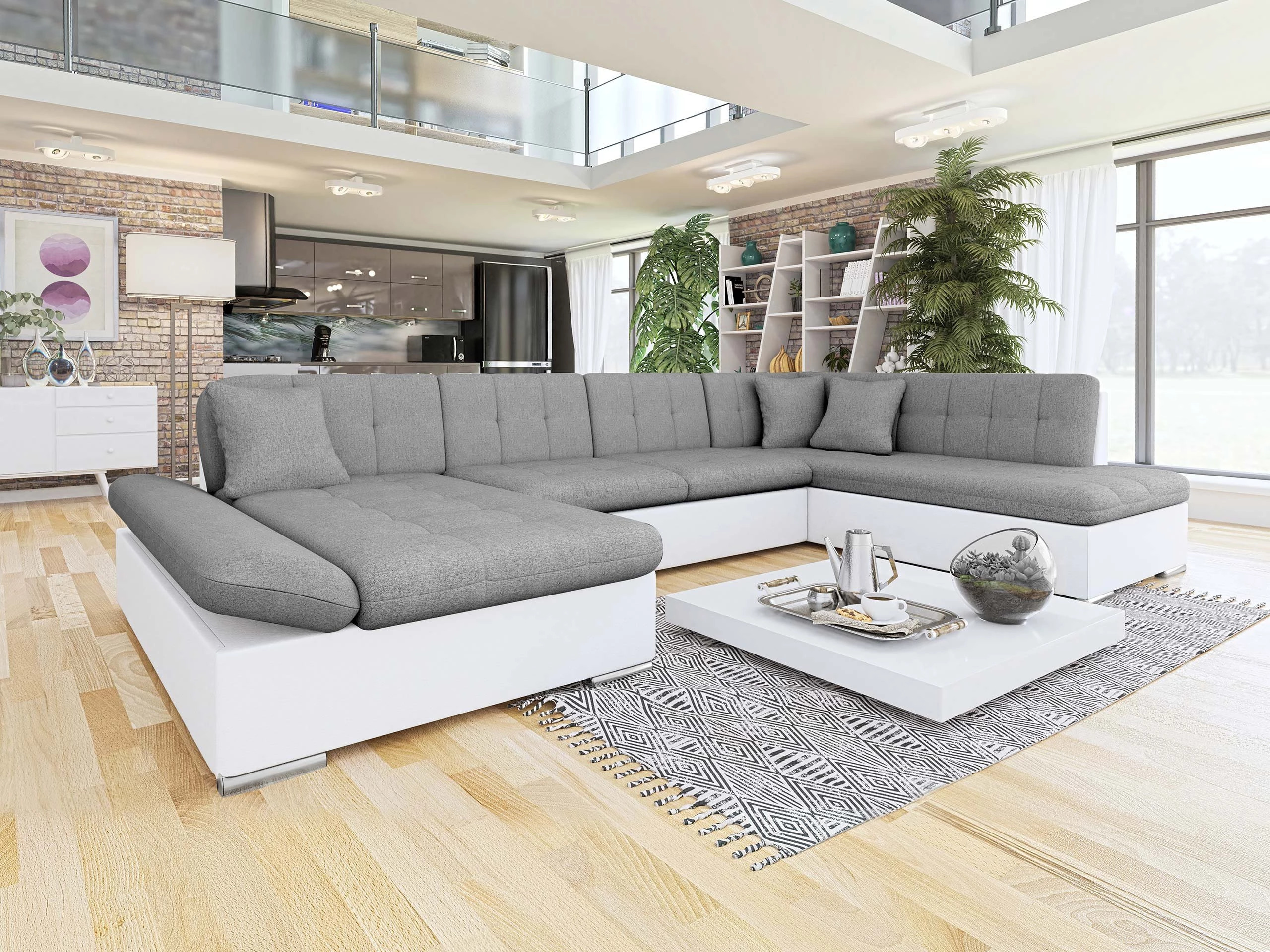 Ecksofa Comfivo Tilia I (Soft 017 + Soul 17)