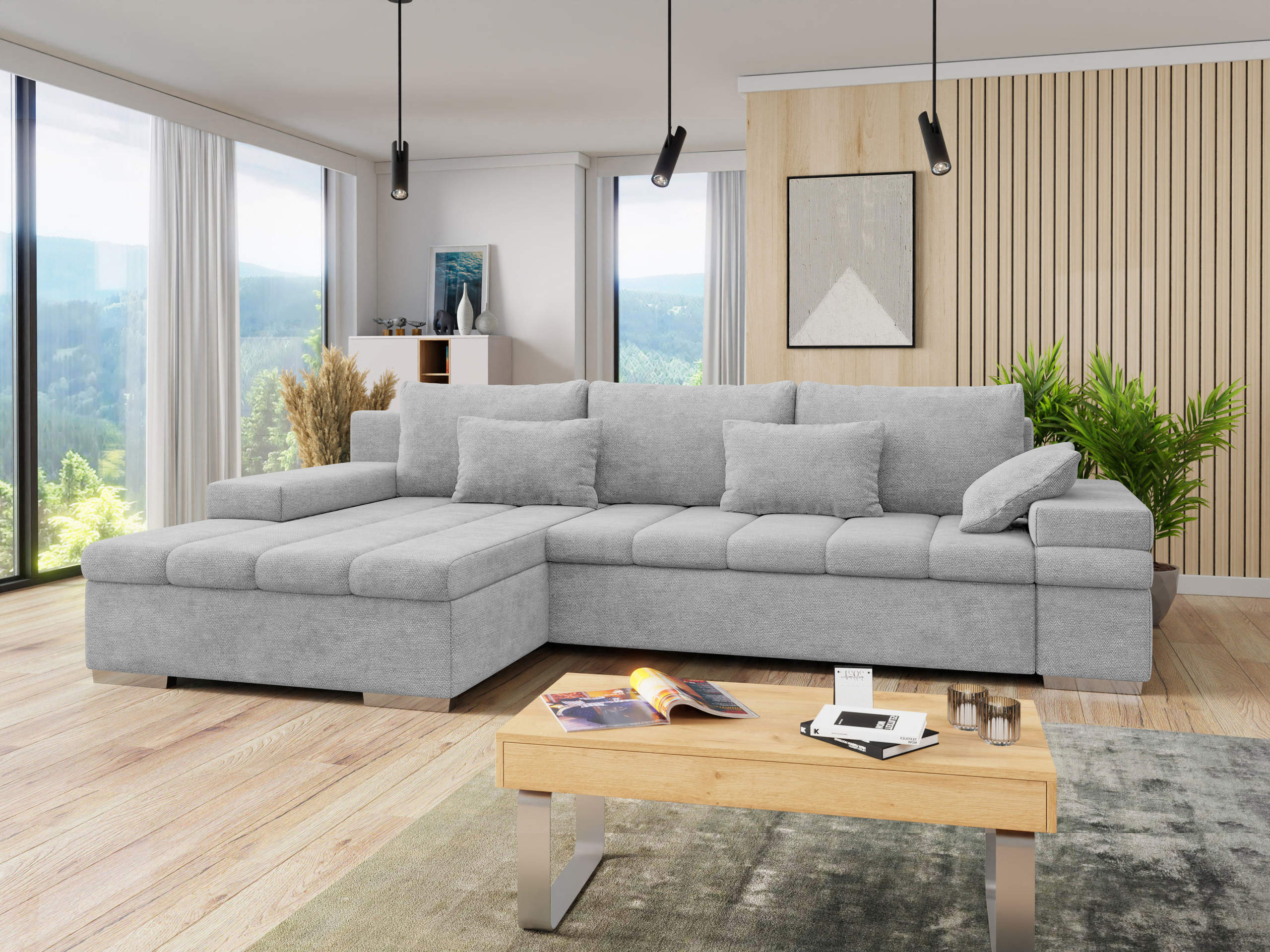 Ecksofa Comfivo Olivetum (Links)