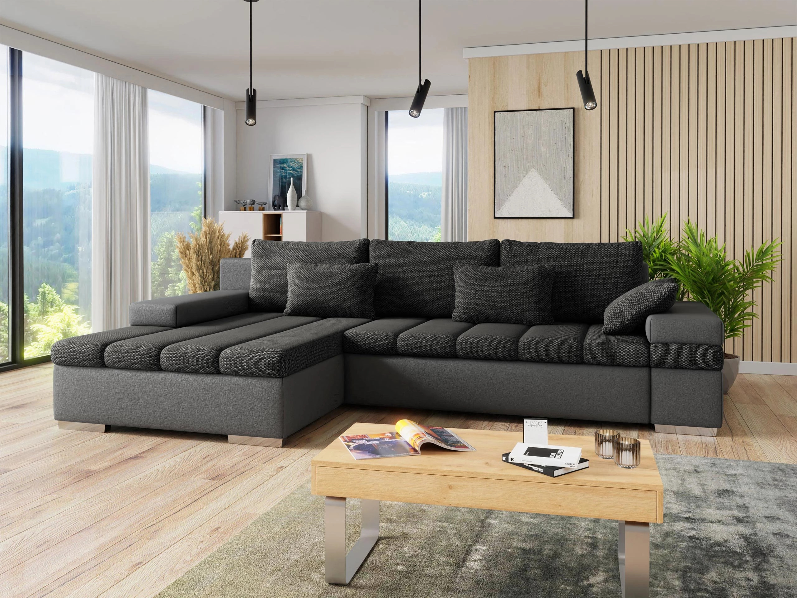 Ecksofa Comfivo Olivetum (Links)