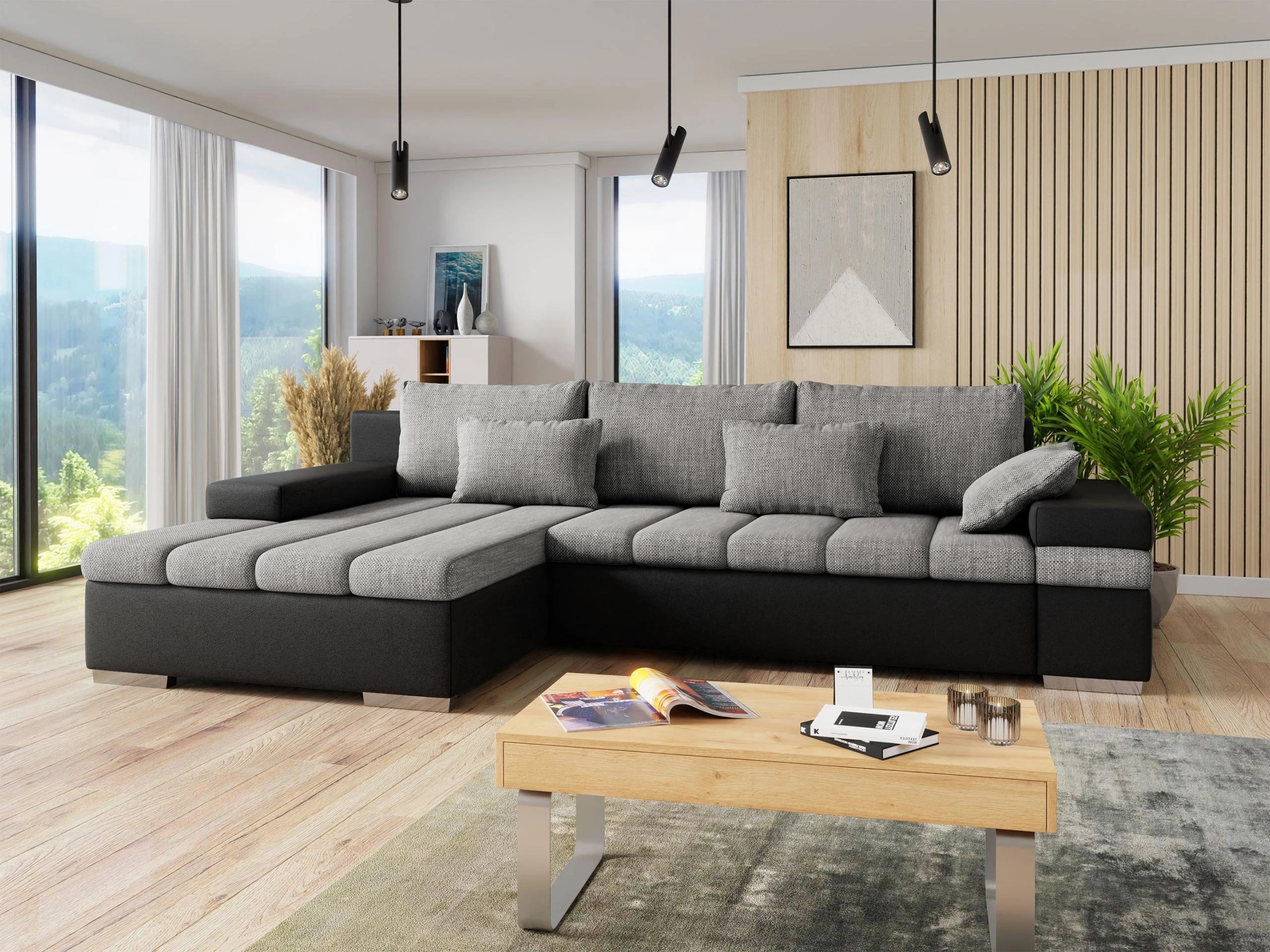 Ecksofa Comfivo Olivetum (Links)