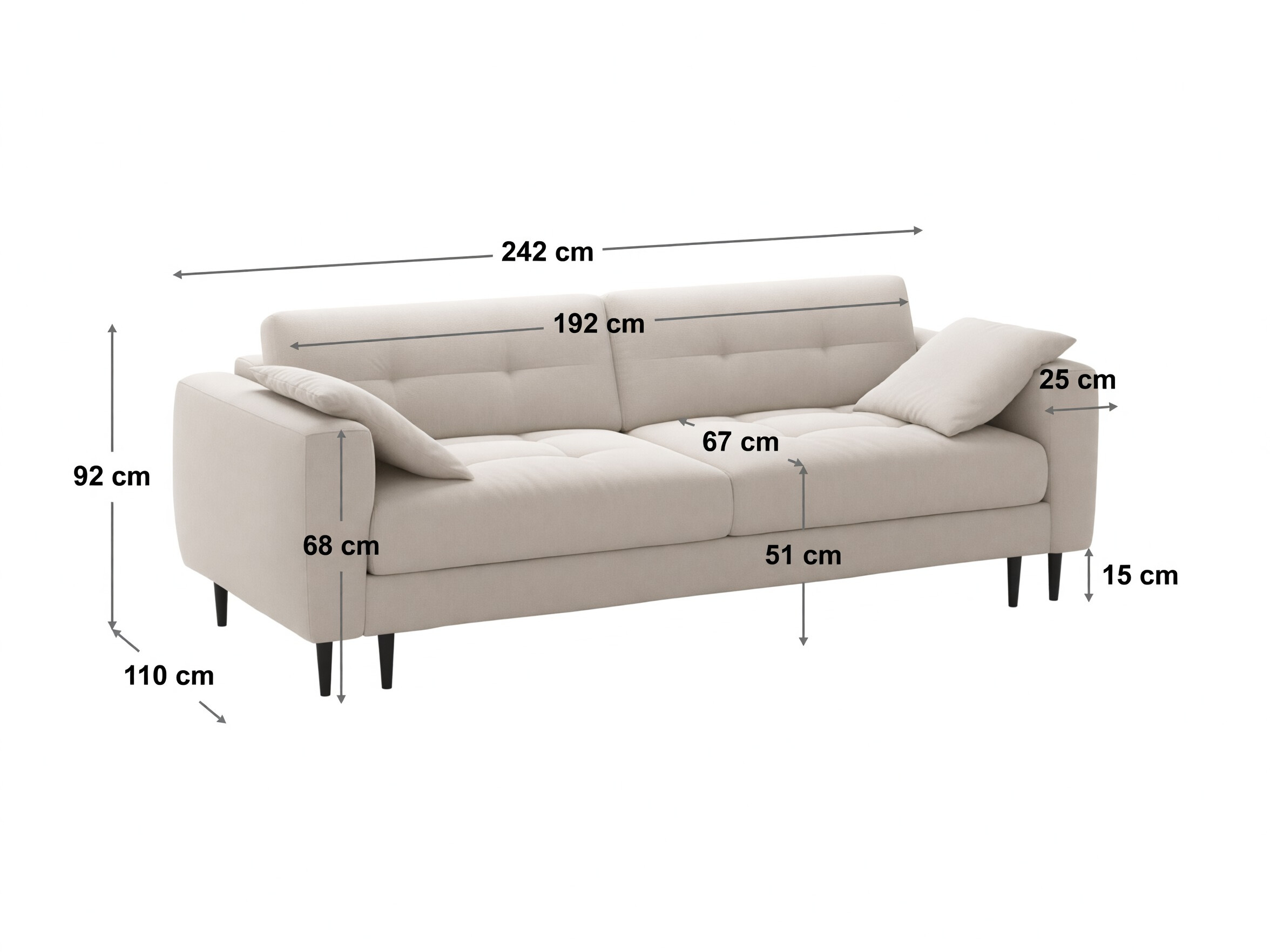 Schlafsofa Sermoro 111 (Sorella 05)