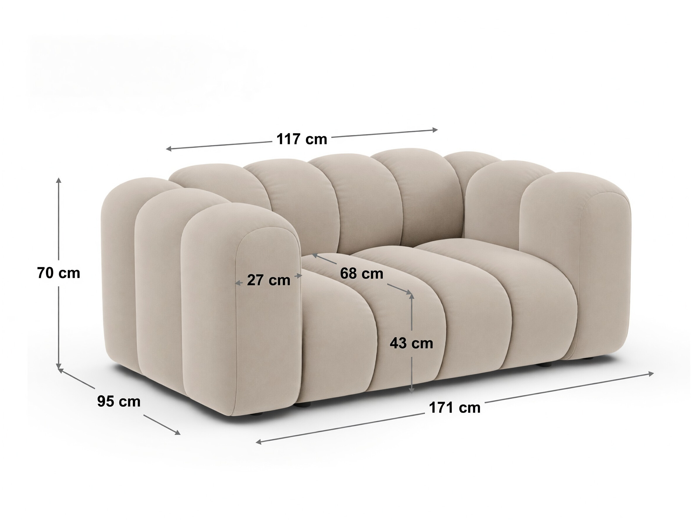 Sofa Cirleve 111 (Baloo 2073)