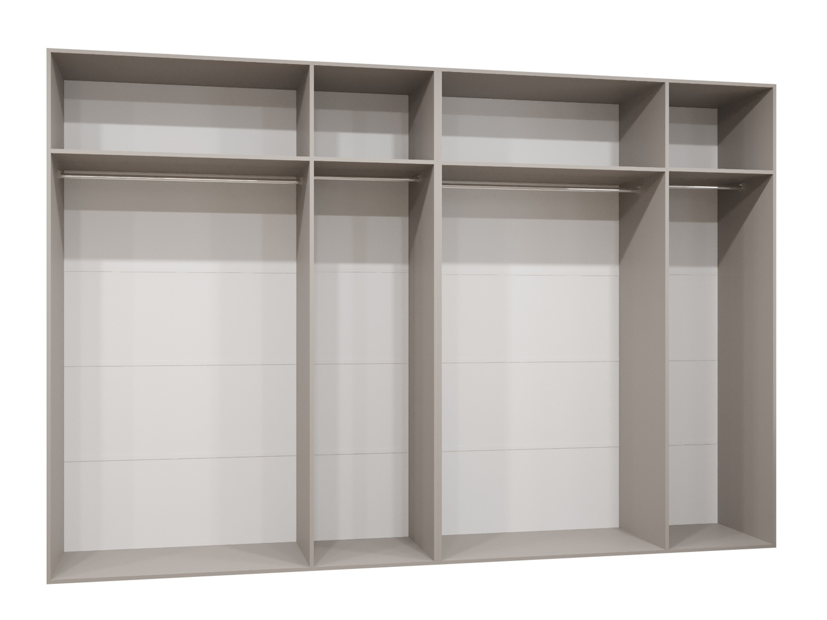 Kleiderschrank Hartford 627 (Weiß)